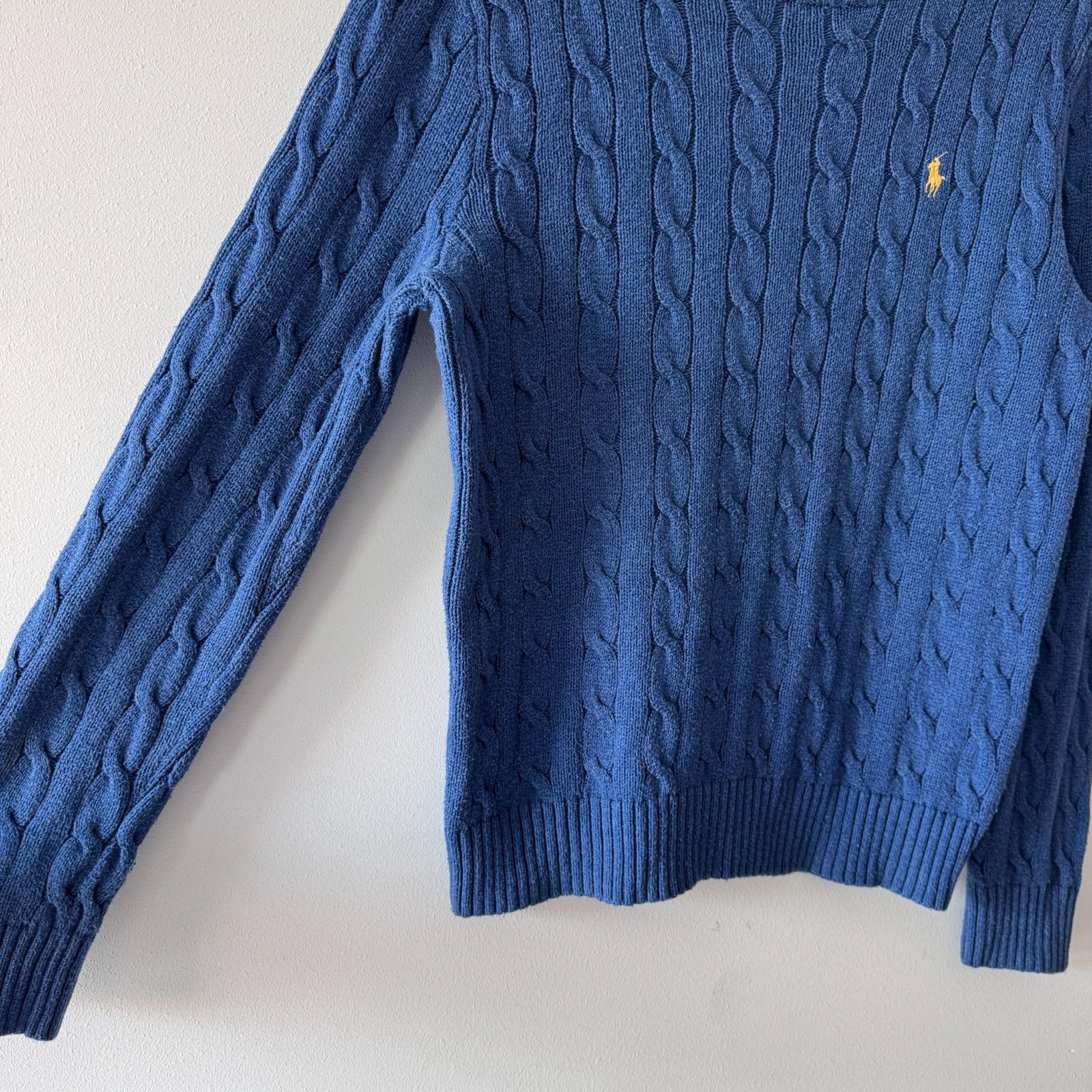 Polo Ralph Lauren Ralph Lauren Knitted Vintage Sweater Blue Men’s Oldmoney Size US M / EU 48-50 / 2 - 7 Thumbnail