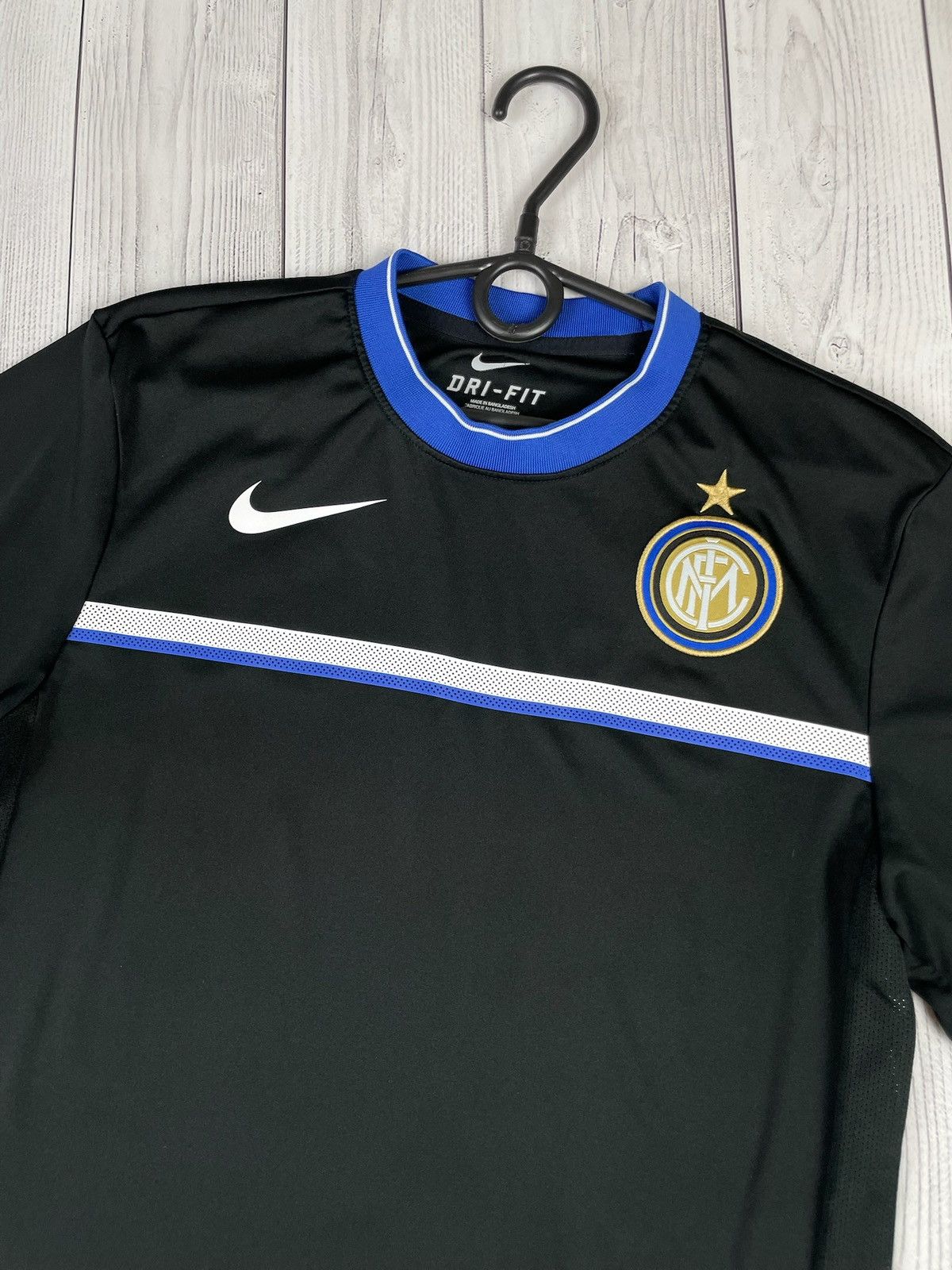 Nike Vintage nike Inter milan soccer jersey size S black away Size US S / EU 44-46 / 1 - 3 Thumbnail