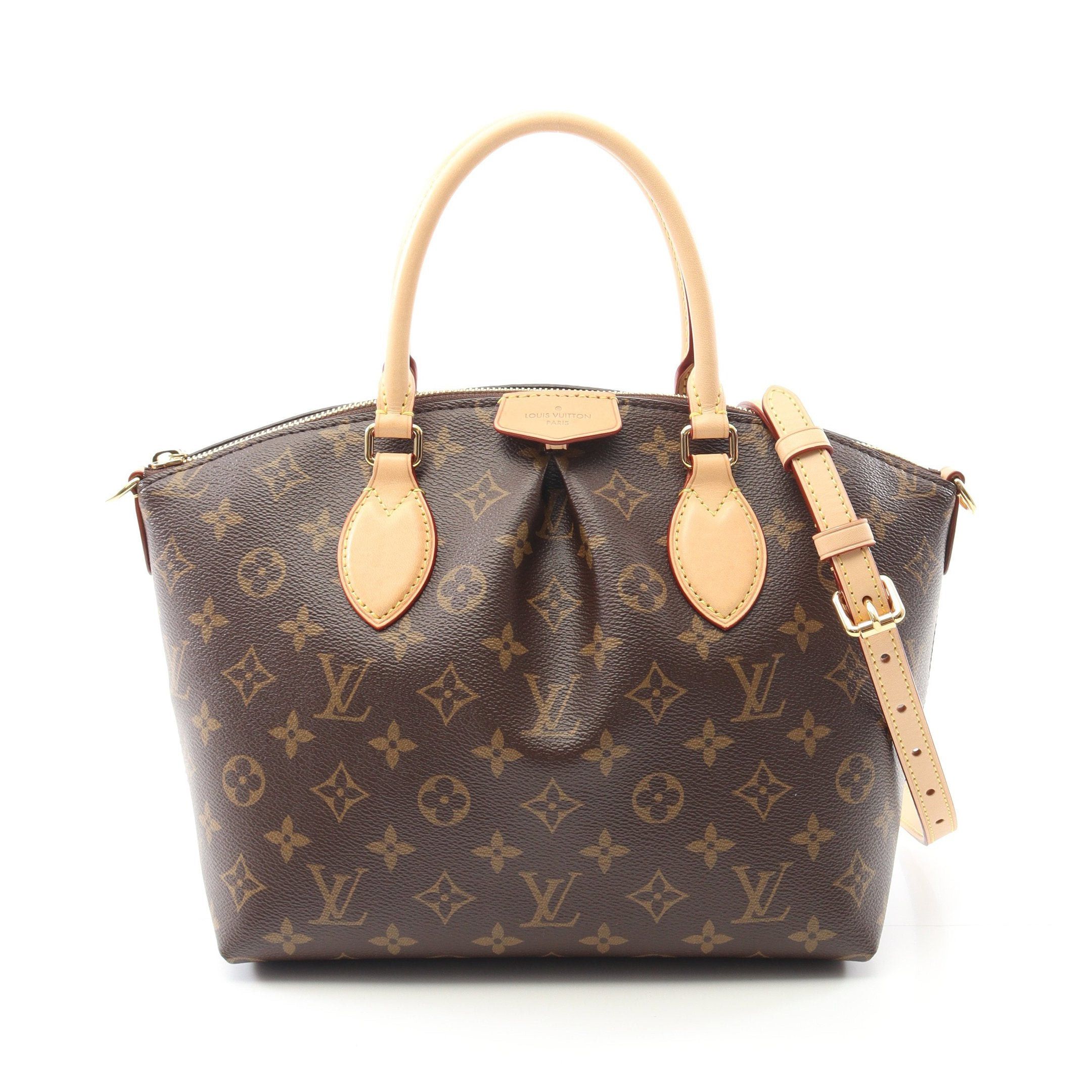 Louis Vuitton Louis Vuitton Boesi Nm Pm Monogram Handbag Leather Brown Size ONE SIZE - 1 Thumbnail