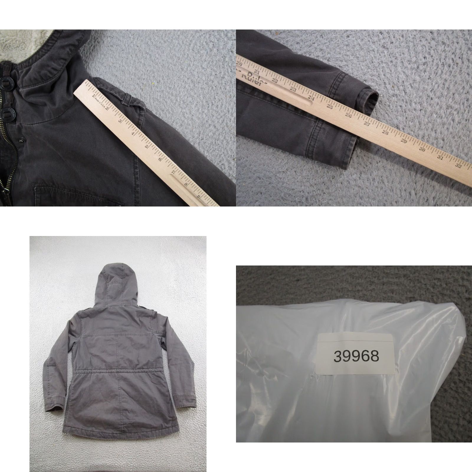 American Eagle Outfitters American Eagle Outfitters Jacket Womens M Military Hooded Full Zip Gross Up Size M / US 6-8 / IT 42-44 - 8 Thumbnail