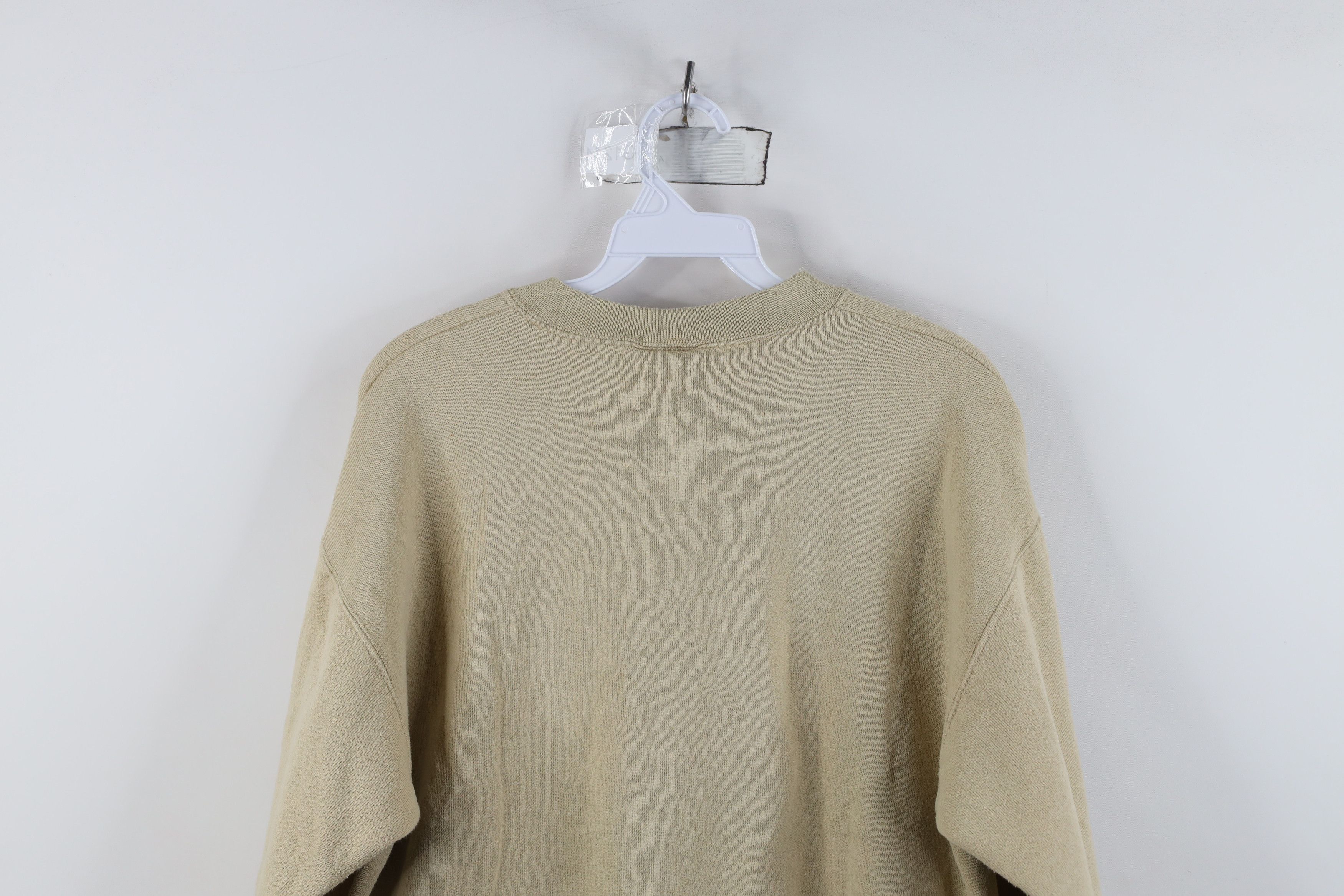 Levi's Vintage 90s Levis Faded Blank Crewneck Sweatshirt Beige USA Size US M / EU 48-50 / 2 - 10 Thumbnail