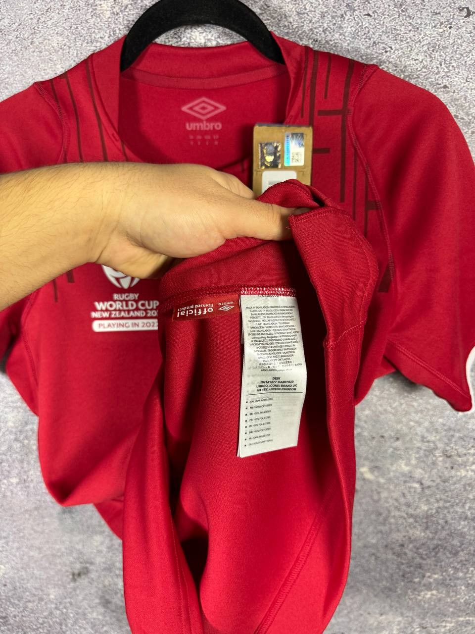 Umbro NWT England Rugby Jersey Women's UK12 Umbro ALT World Cup Size US S / EU 44-46 / 1 - 11 Thumbnail