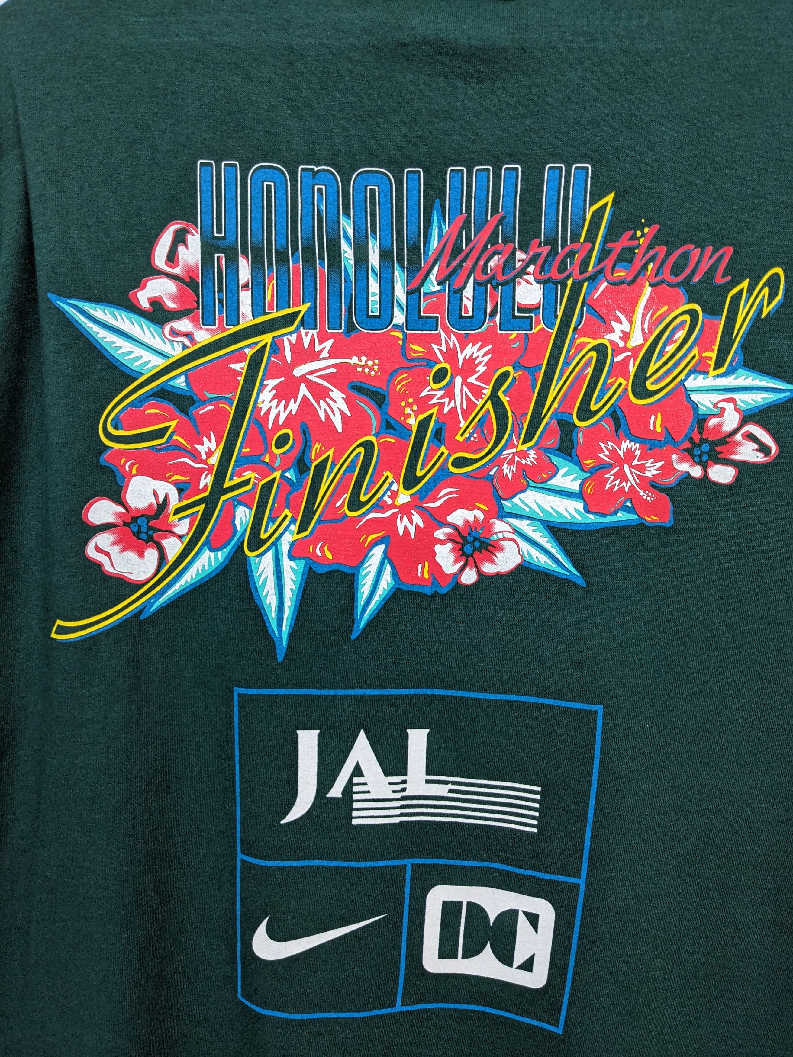 Nike VINTAGE NIKE 1995 HONALULU MARATHON FINISHER MADE IN USA Size US L / EU 52-54 / 3 - 4 Thumbnail