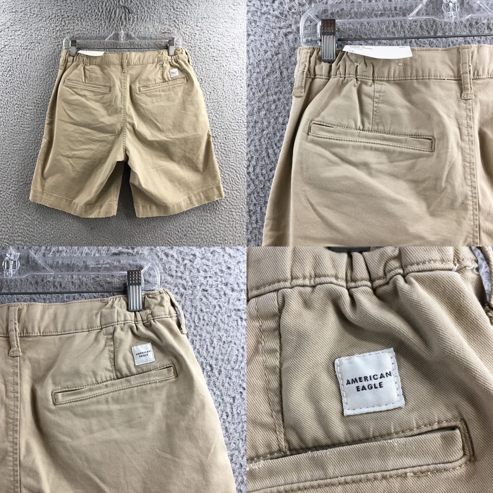 American Eagle Outfitters American Eagle Outfitters Lived In Khaki Short Mens 28 Beige Cotton Blend Mid Rise NEW Size US 28 / EU 44 - 9 Thumbnail