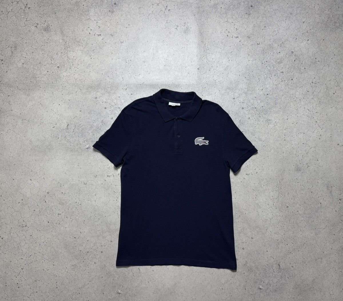 Lacoste Lacoste Navy Polo Shirt Big Logo Size M Size US M / EU 48-50 / 2 - 1 Thumbnail