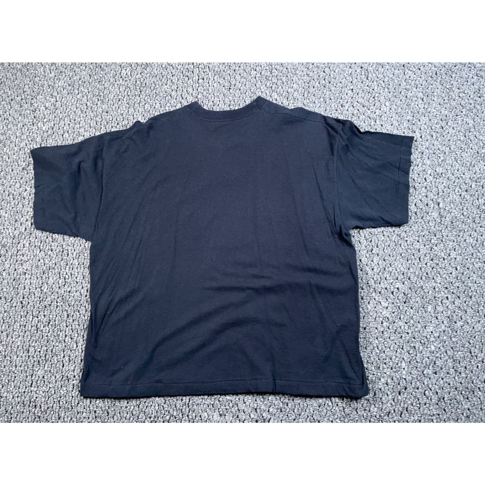 Vintage VTG 80s Madrid Cafe T-Shirt Adult XL Black Single Stitch Screen Stars Tag Boxy Size US XL / EU 56 / 4 - 2 Thumbnail