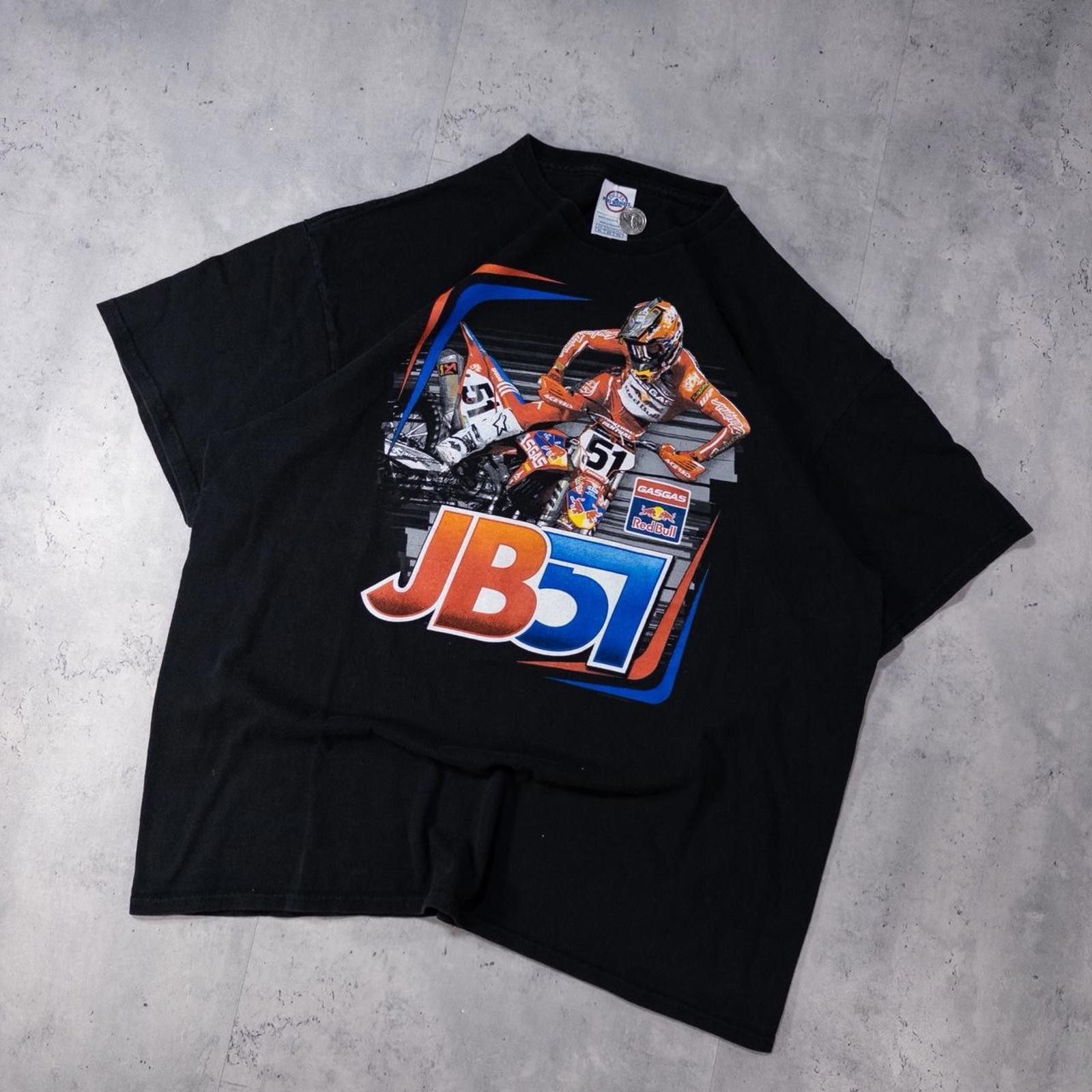 Other Y2K Black Redbull Racing Barcia 51 Moto T-Shirt Size US XL / EU 56 / 4 - 3 Thumbnail