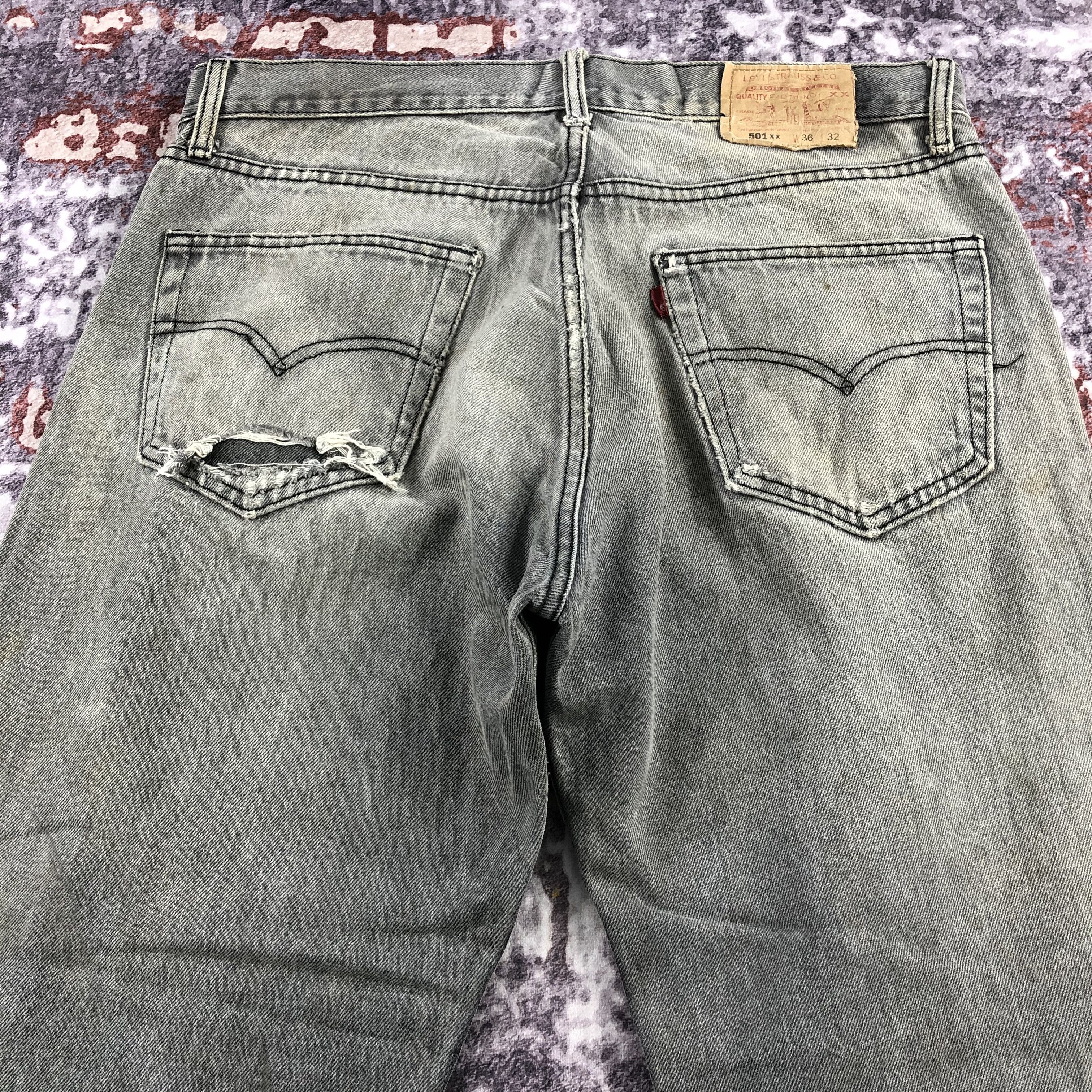 Levi's × Vintage Vintage 90s Levis 501 Earth Tone Jeans-JM2322 Size US 36 / EU 52 - 5 Thumbnail