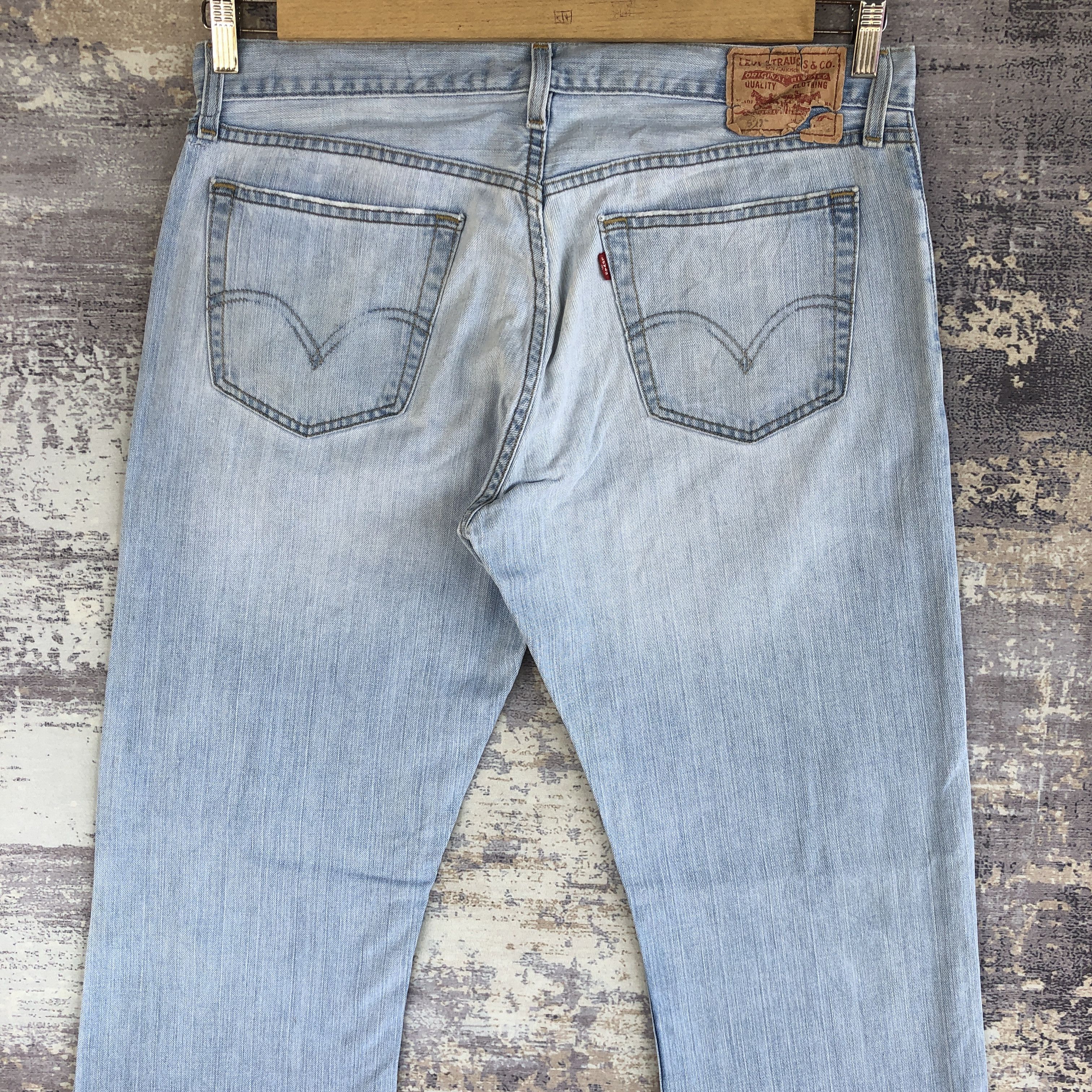 Levi's Vintage Y2K Levis Flare Faded Jeans Levi's Distressed Denim Size US 36 / EU 52 - 4 Thumbnail
