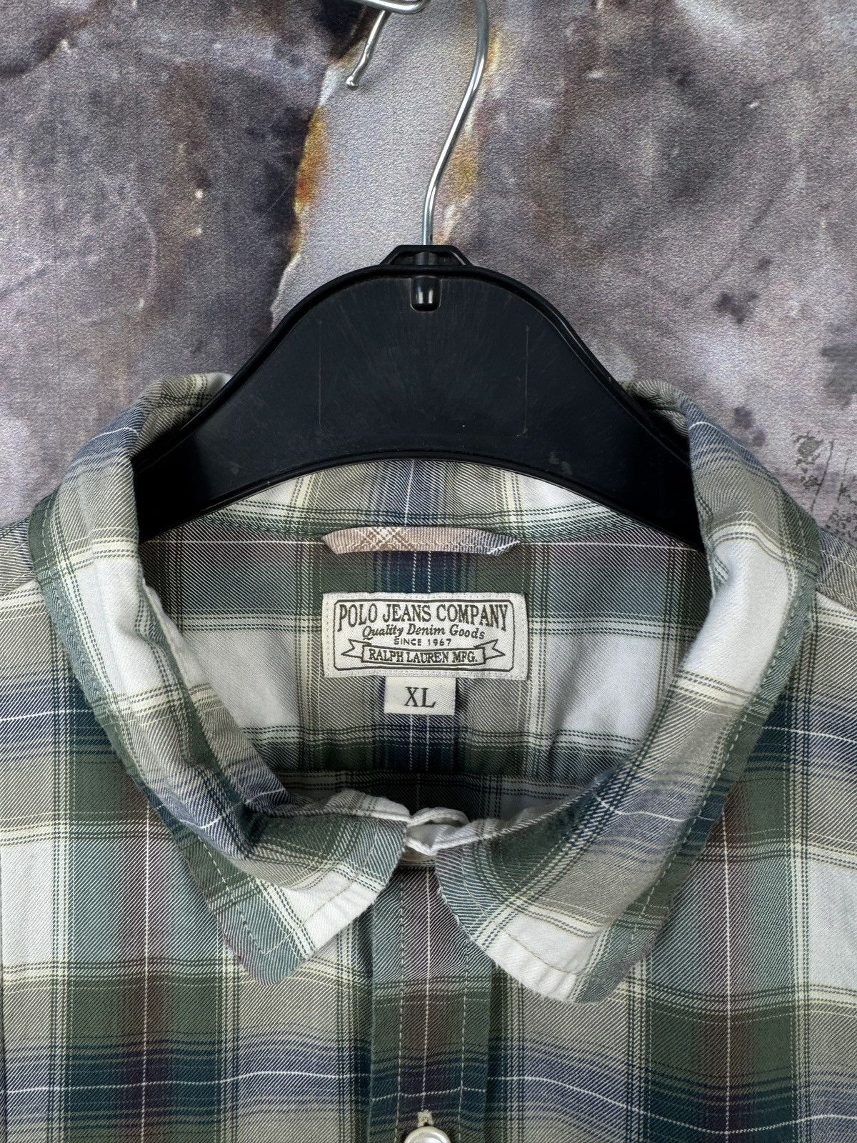 Polo Ralph Lauren Ralph Lauren MFG Polo Jeans Long Sleeve Shirt Button Up Size US XL / EU 56 / 4 - 7 Thumbnail