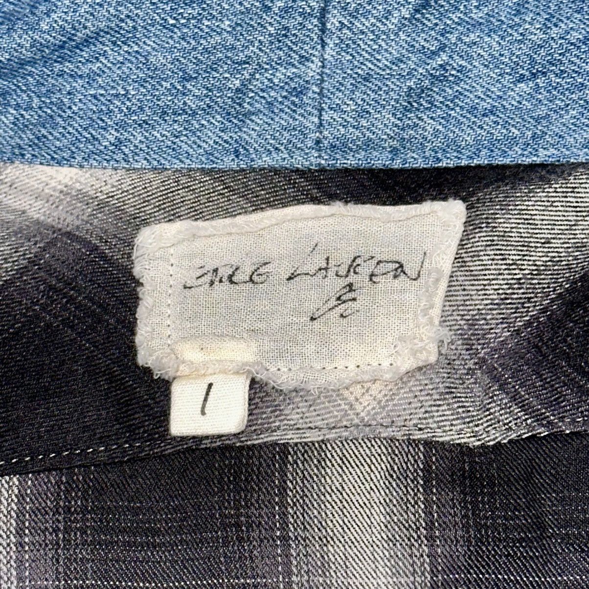 Greg Lauren UNISEX GREY LAUREN B/W CHECK GL1 SIZE 1 Size US S / EU 44-46 / 1 - 5 Thumbnail