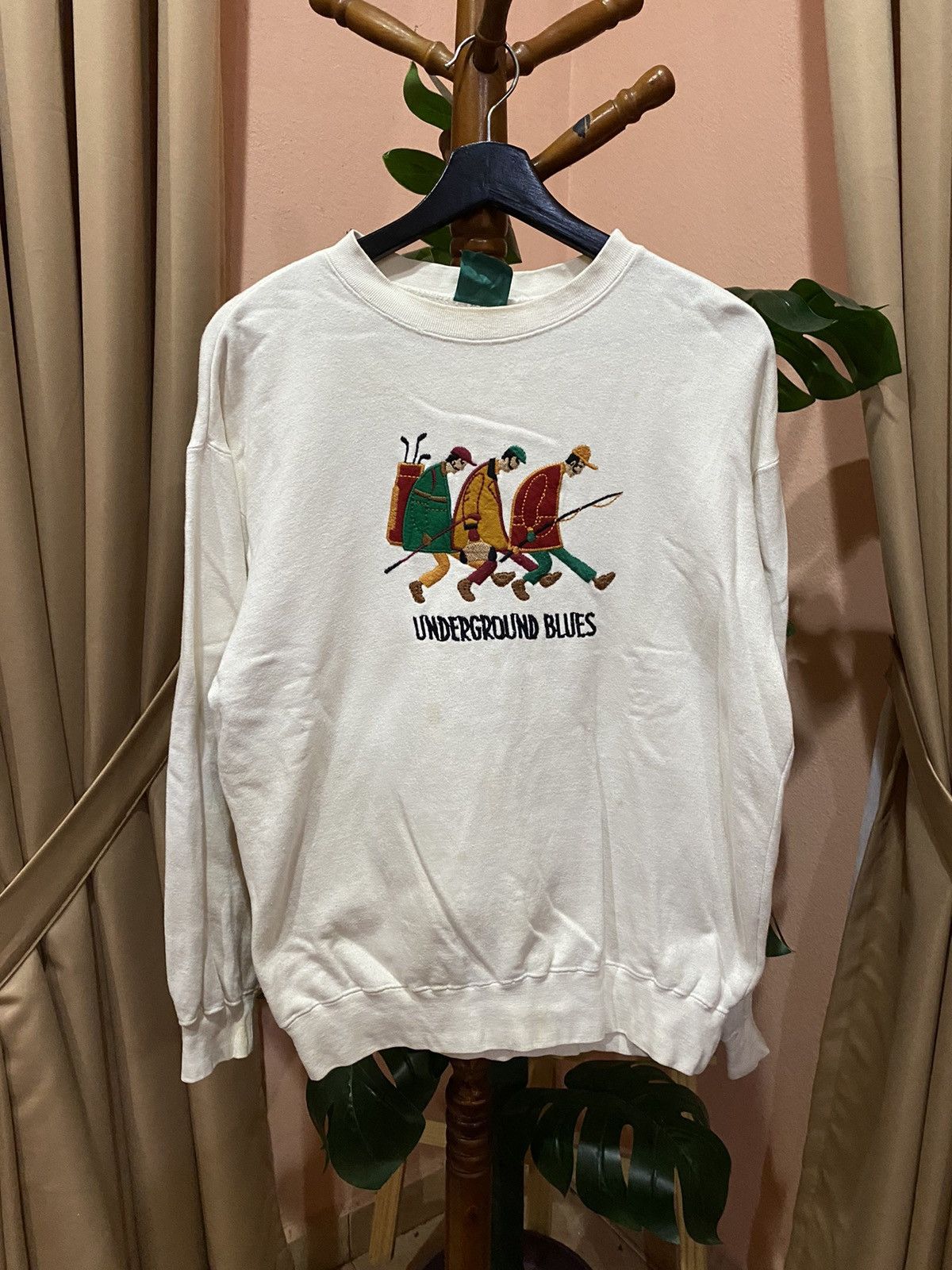 Vintage VINTAGE 90E UNDERGROUND BLUES SWEATSHIRT Size US M / EU 48-50 / 2 - 3 Thumbnail