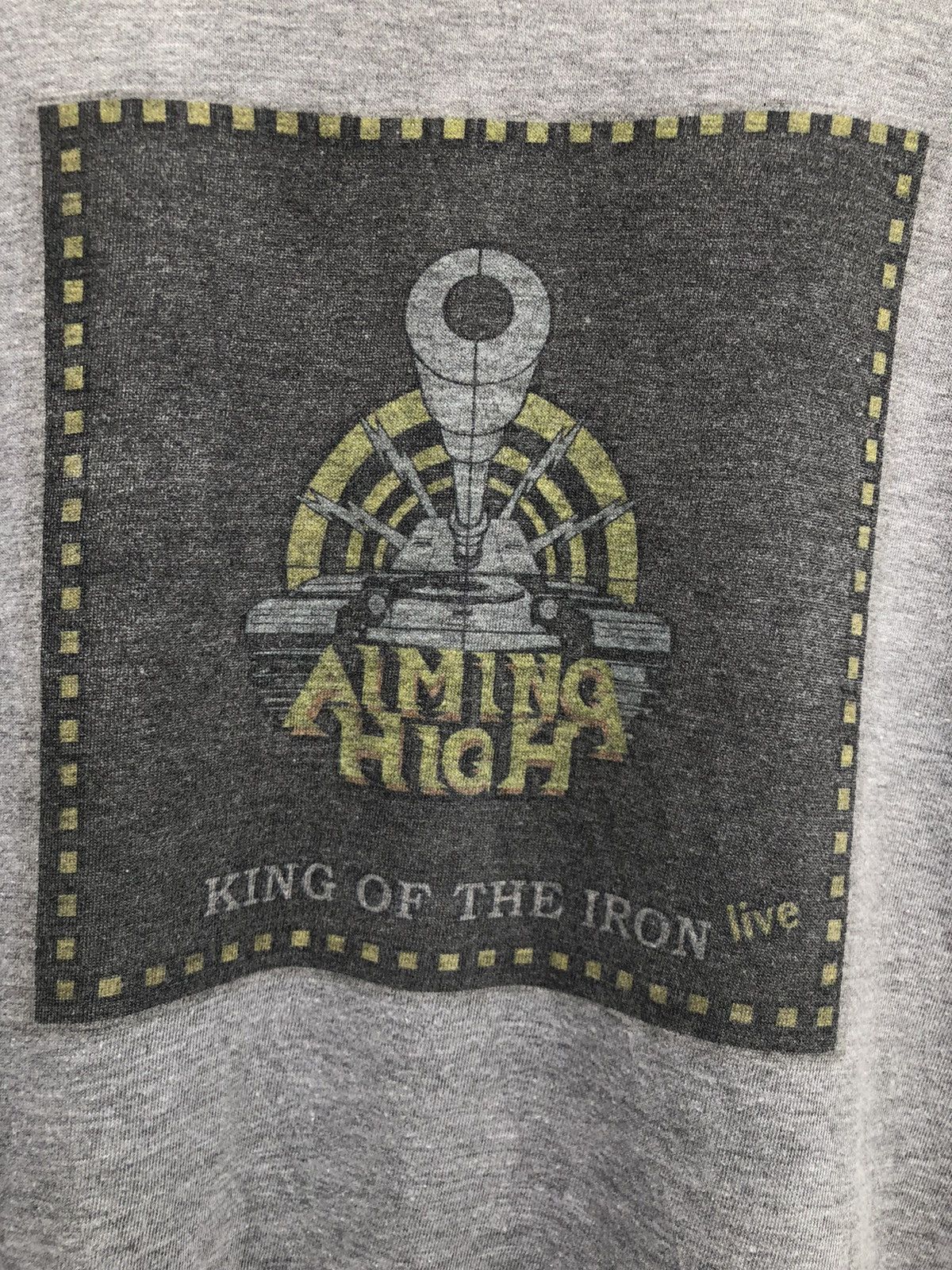 Band Tees × Vintage Vintage 90s Aiming High "King Of The Iron" Live Metal Tshirt Size US M / EU 48-50 / 2 - 3 Thumbnail
