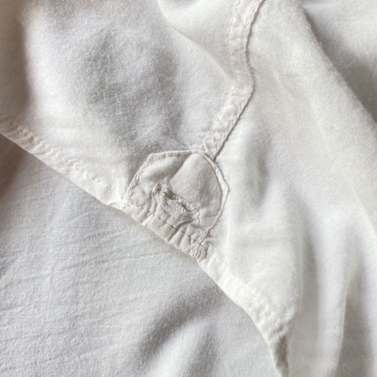 Designer × Japanese Brand G. O. A. White Classic Shirt with Roll-Up Sleeves Size M / US 6-8 / IT 42-44 - 9 Thumbnail