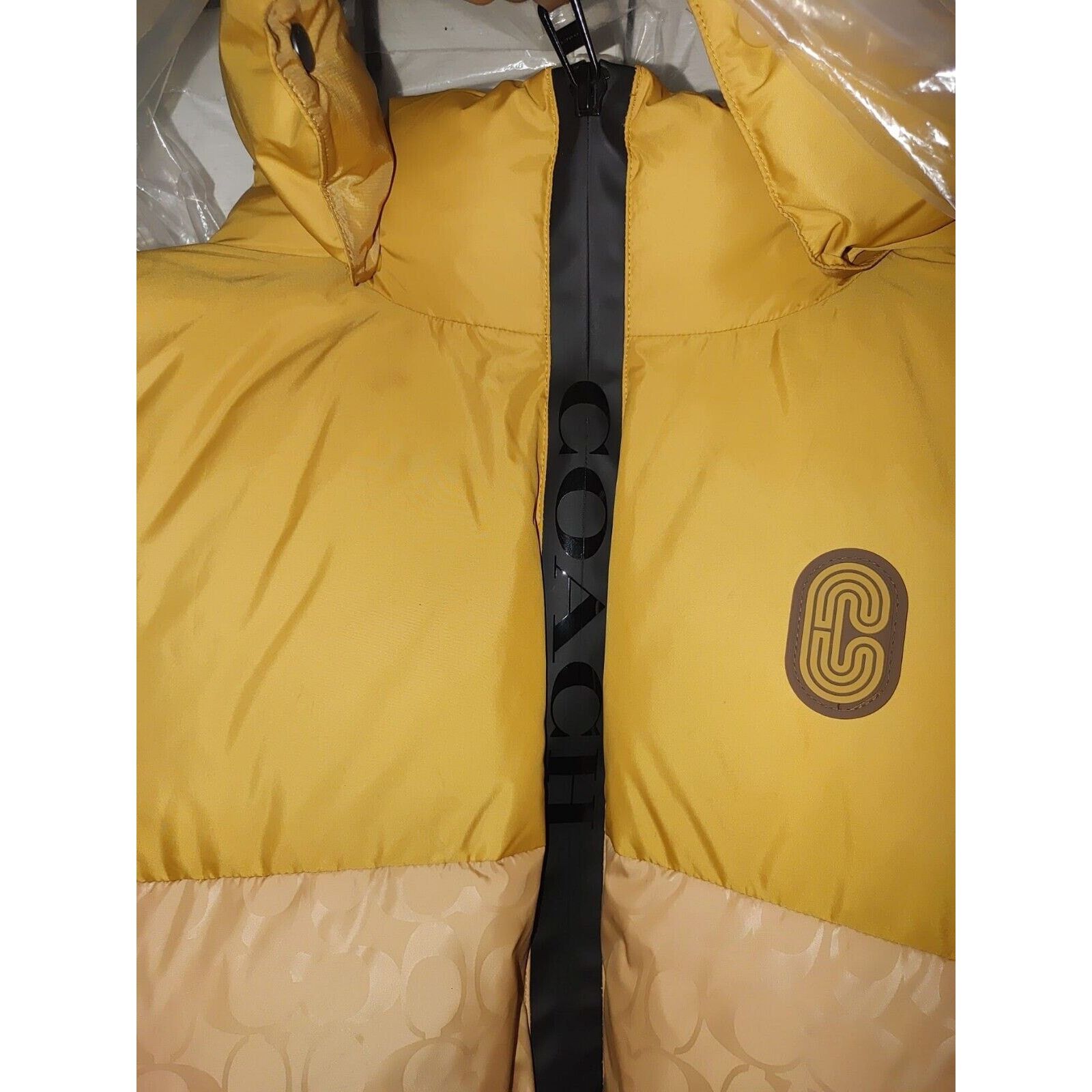 Coach Coach Men's Colorblock Down Jacket Yellow Multi Size XL $650 Size US XL / EU 56 / 4 - 5 Thumbnail