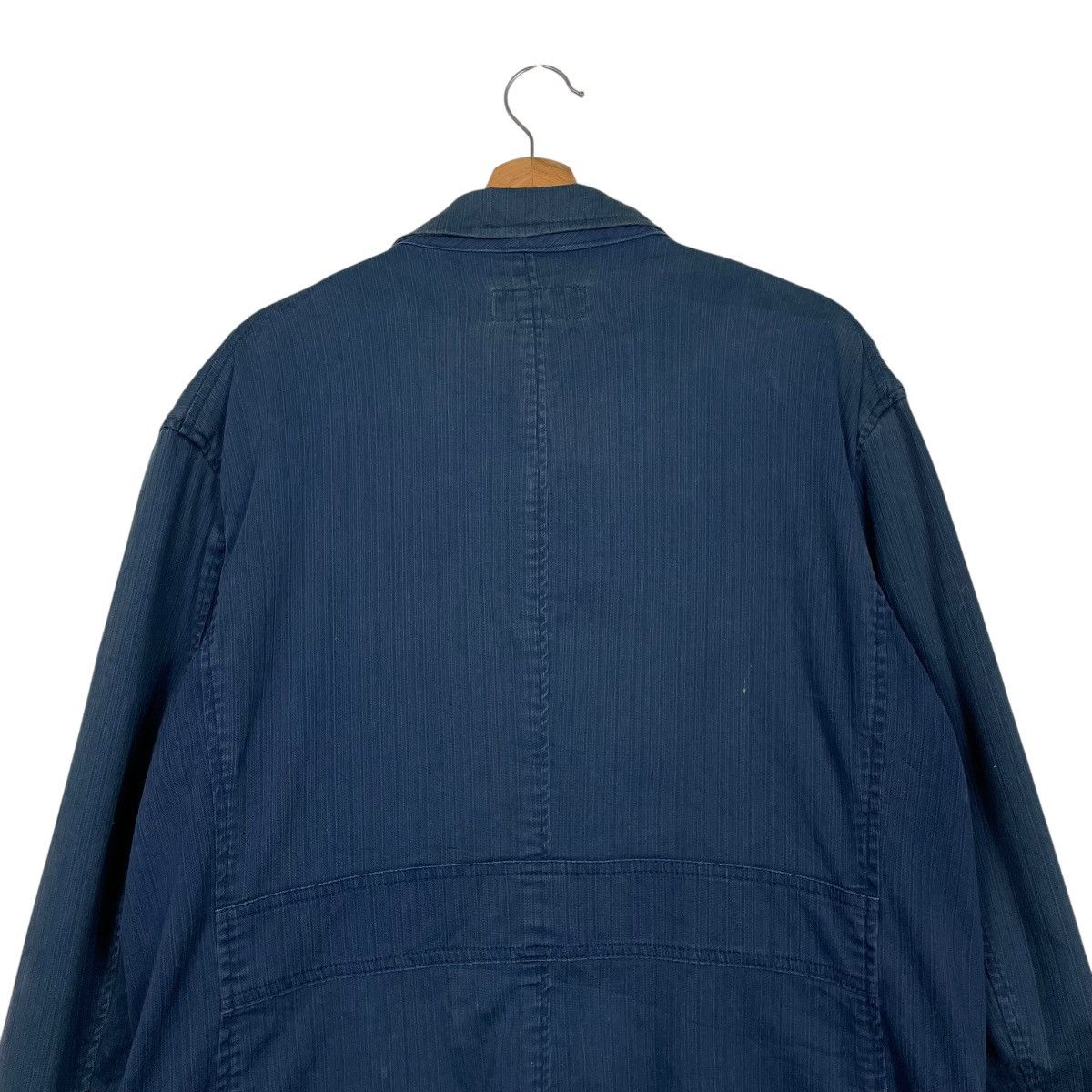 Kansai Yamamoto Kansai Yamamoto Blue Cotton Jacket Size US M / EU 48-50 / 2 - 8 Thumbnail