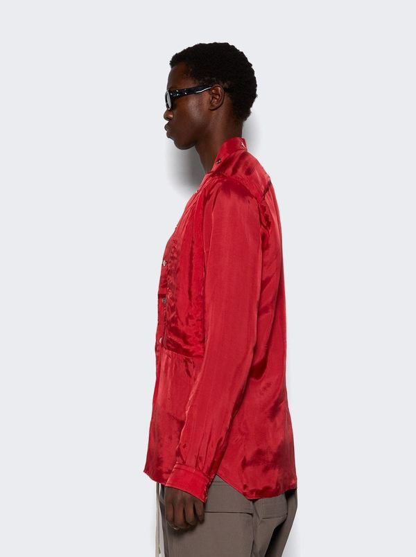 Rick Owens Rick Owens Larry Fog Pocket Shirt 'Cardinal Red' Size US L / EU 52-54 / 3 - 10 Thumbnail