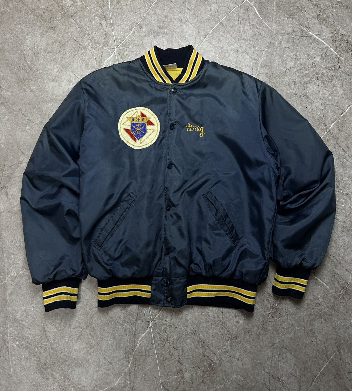 Vintage Vintage Stratford Rams x Birdie made in USA varsity jacket Size US L / EU 52-54 / 3 - 2 Thumbnail