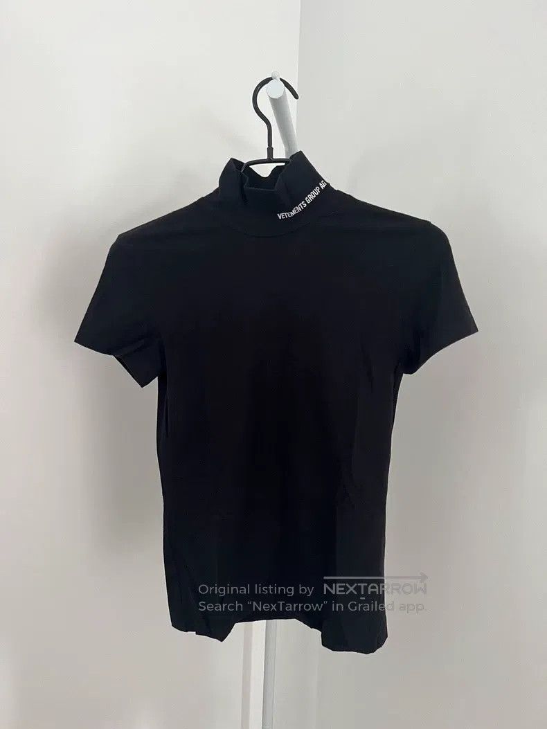 Vetements Tight Top Short Sleeve T-Shirt with Black High N