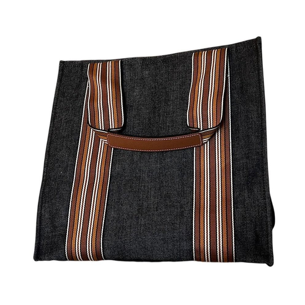 Loro Piana Loro Piana NWT Denim The Suitcase Stripe Small Cube Size ONE SIZE - 1 Thumbnail