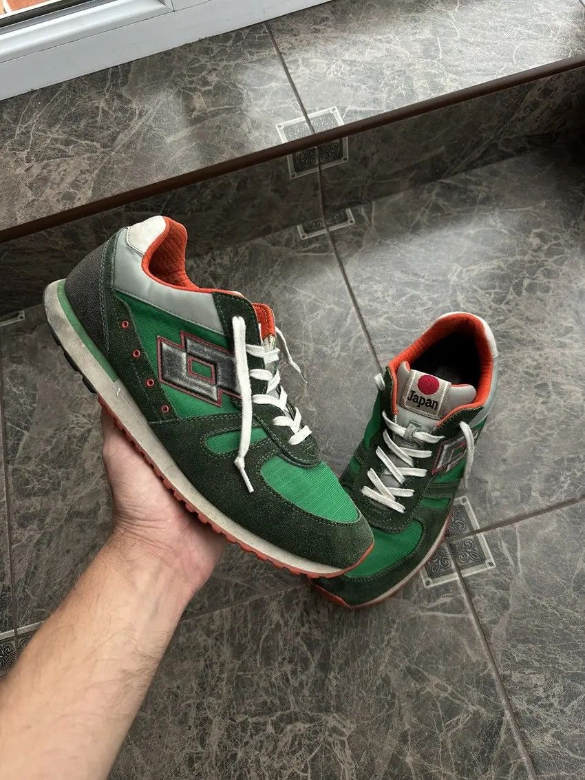 Vintage Lotto Tokyo Shibuya Japan Green Sneakers