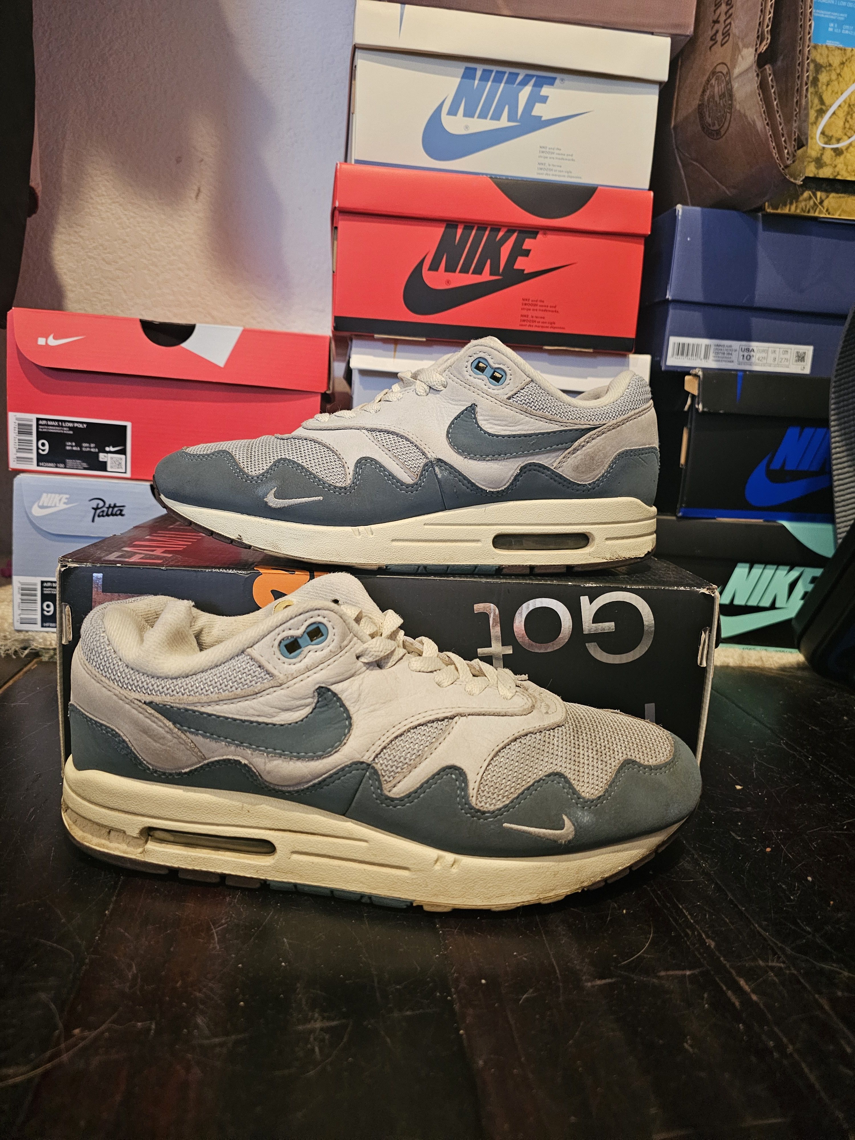 Nike × Patta Air Max 1 Patta Waves Aqua Noise - Size 8.5 Size US 8.5 / EU 41-42 - 1 Thumbnail