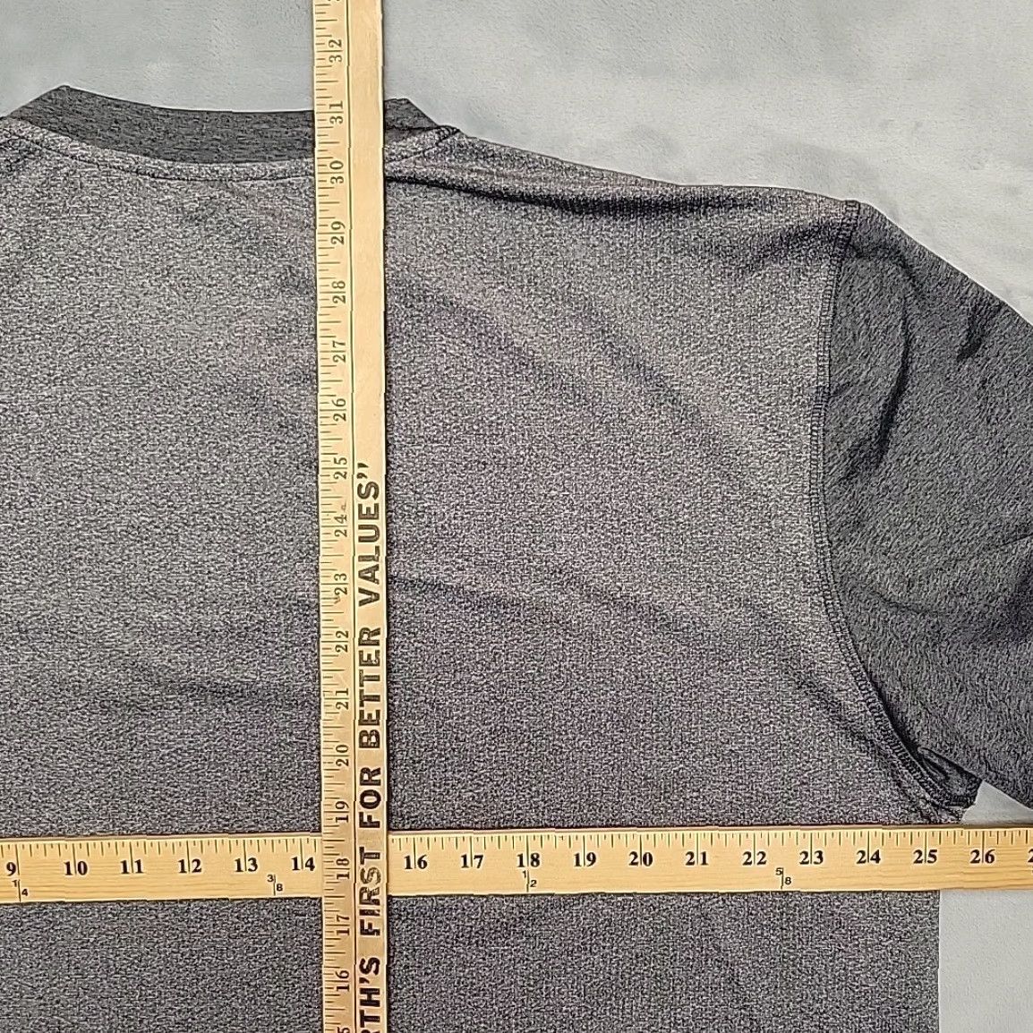 Vintage Zity Shirt Mens XXL Gray Short Sleeve Henley Performance Stretch Blend Active Shirt Mens 2XL Gray Henley Polyester Spandex Solid Athletic Shirt Size US XXL / EU 58 / 5 - 5 Thumbnail
