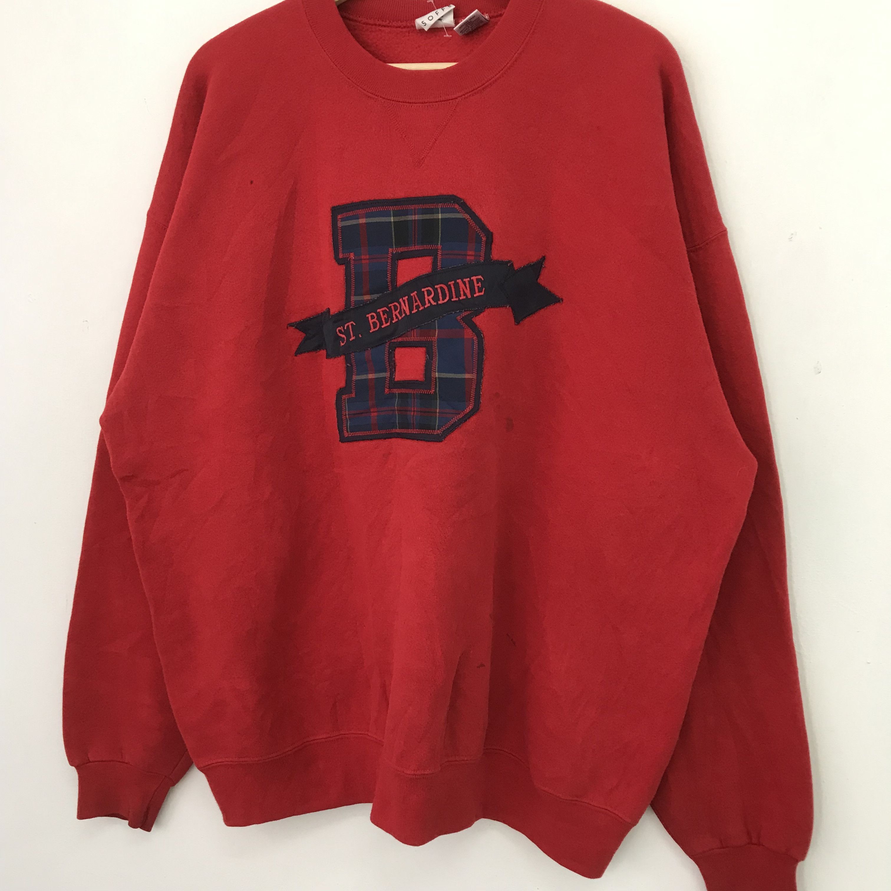Vintage vintage red sweatshirt - 517 Size US XXL / EU 58 / 5 - 3 Thumbnail