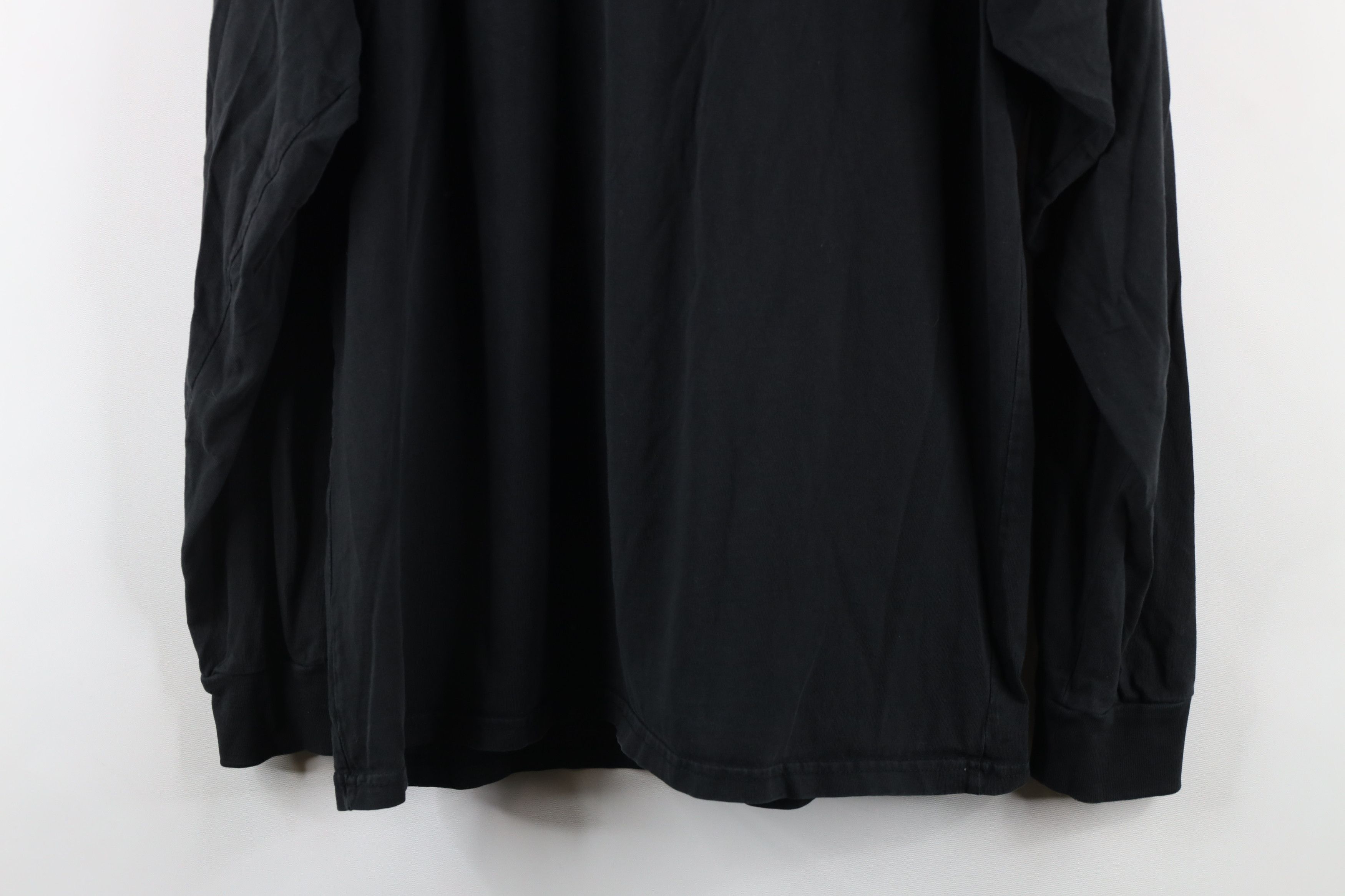 Vintage Vintage 90s Streetwear Long Sleeve T-Shirt Black Cotton Size US L / EU 52-54 / 3 - 7 Thumbnail