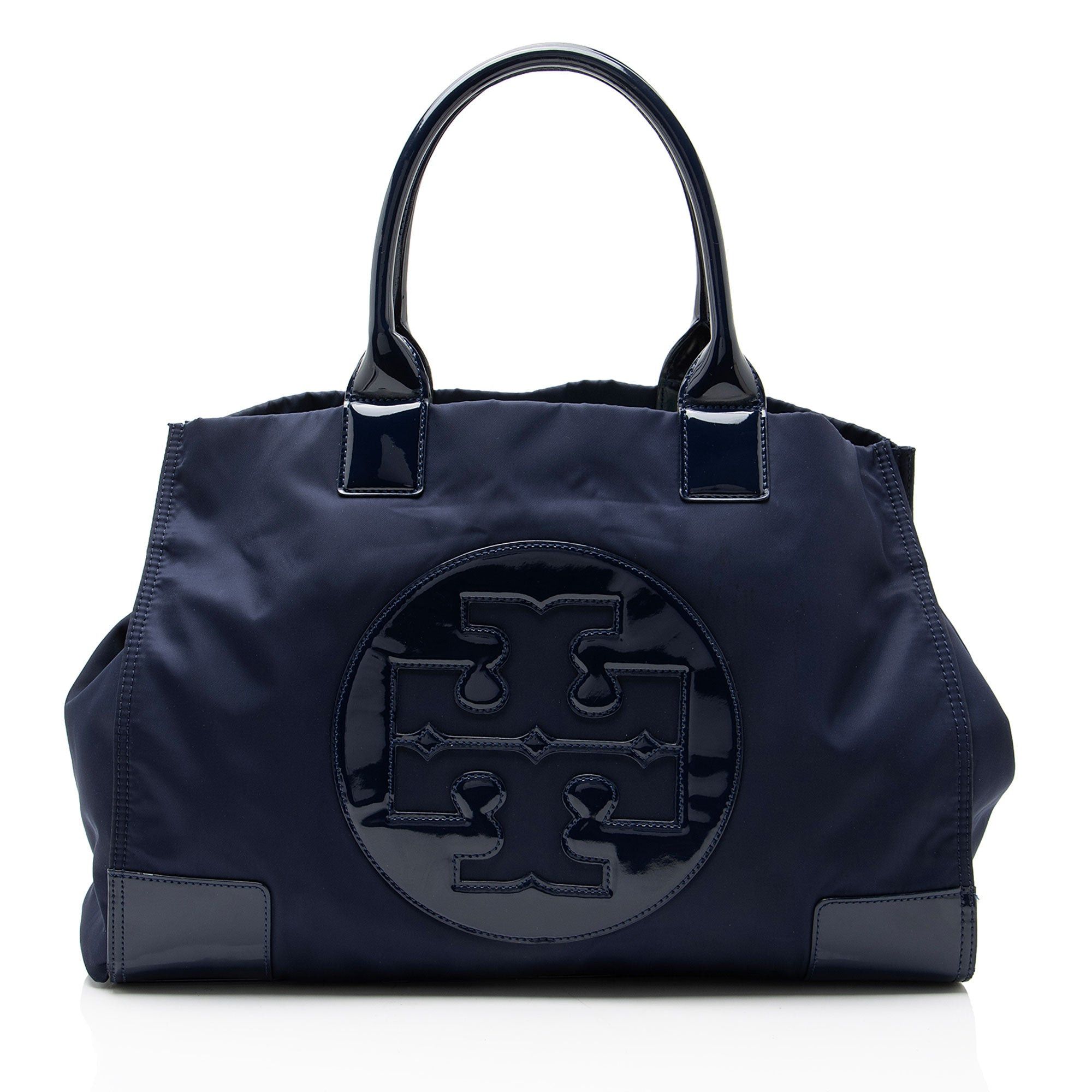Tory Burch Tory Burch Nylon Patent Leather Ella Tote Size ONE SIZE - 1 Thumbnail