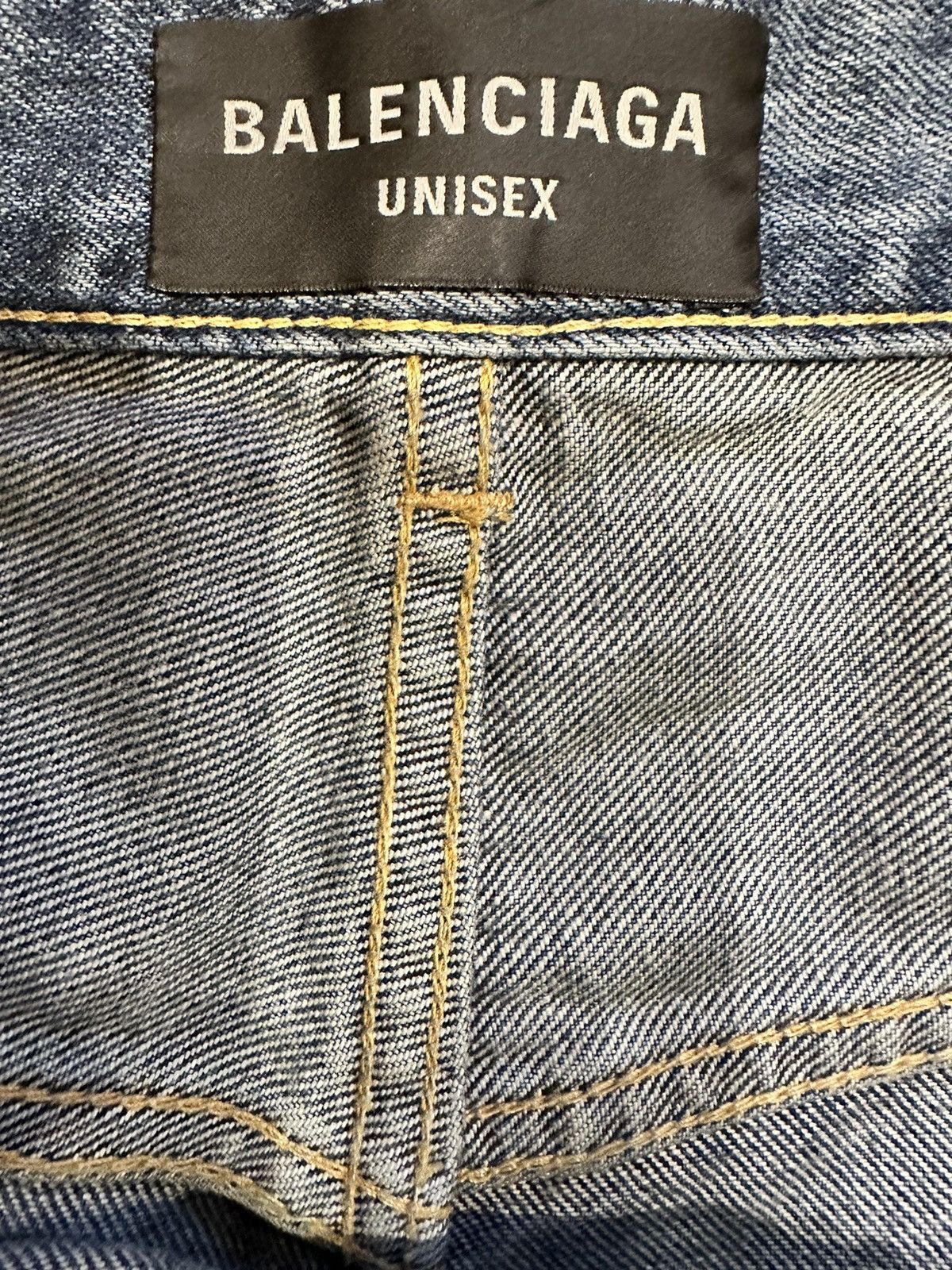 Balenciaga Balenciaga Mud Denim Blue Size US 31 - 3 Thumbnail