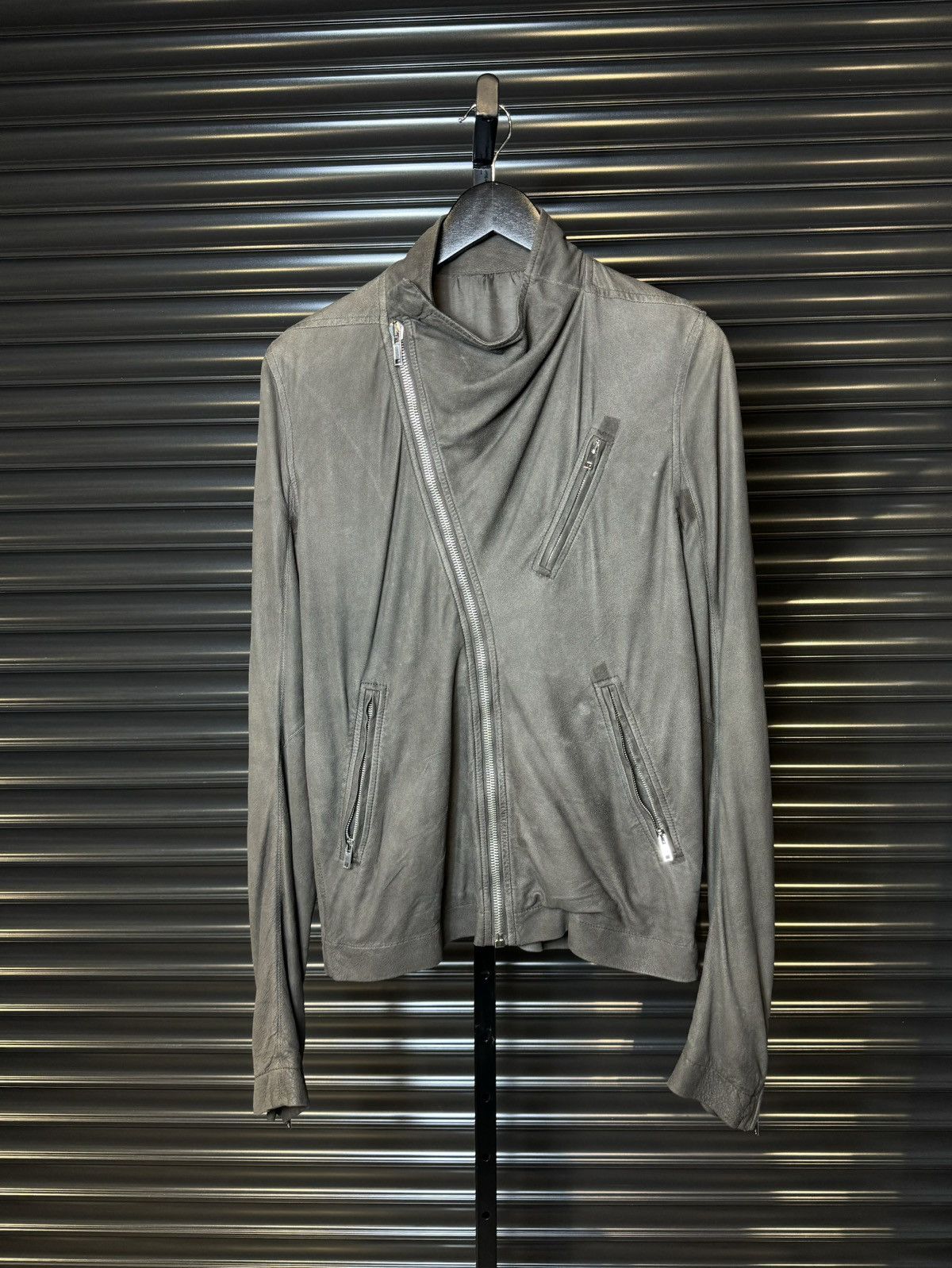 Rick Owens Rick Owens FW11 'ANTHEM' Brown Blistered Lamb Zipper Jacket Size US M / EU 48-50 / 2 - 1 Thumbnail