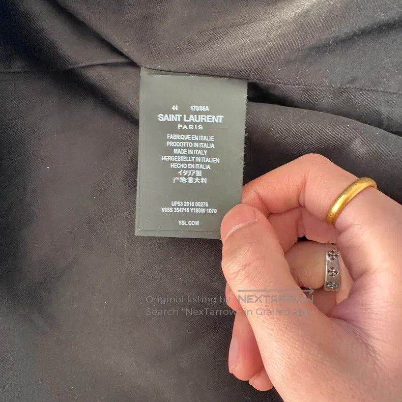 Saint Laurent Paris #REF! Size US S / EU 44-46 / 1 - 6 Thumbnail