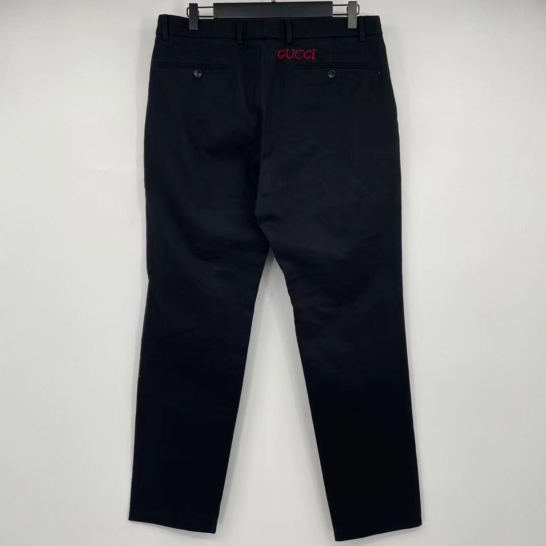 Gucci Gucci embroidered letter trousers Size US 34 / EU 50 - 1 Thumbnail
