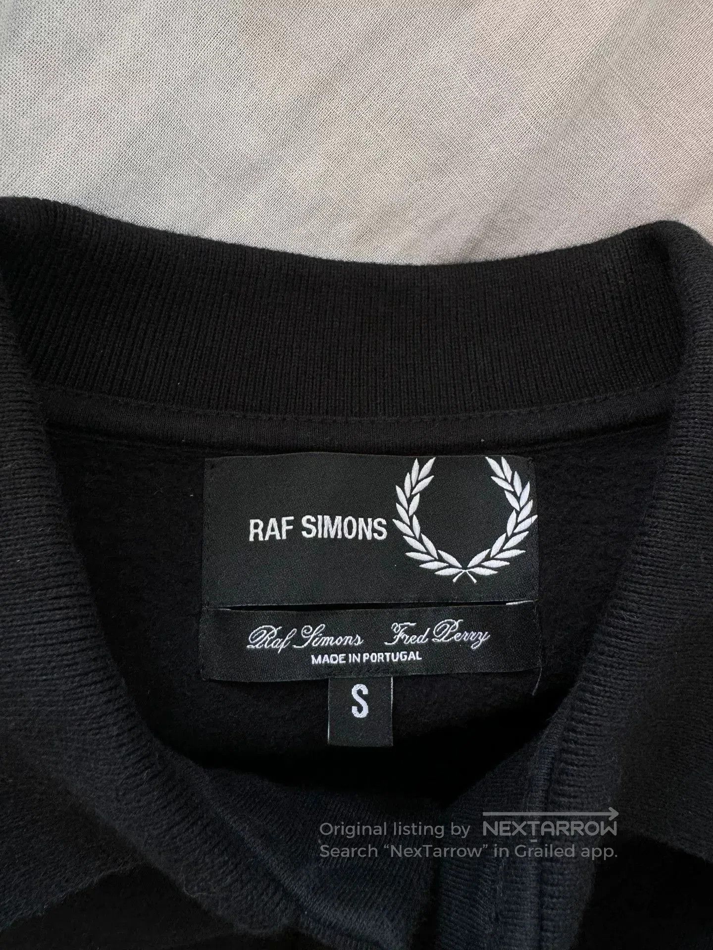 Raf Simons RAF SIMONS Fred Perry Collaboration Sweatshirt. Size US S / EU 44-46 / 1 - 3 Thumbnail