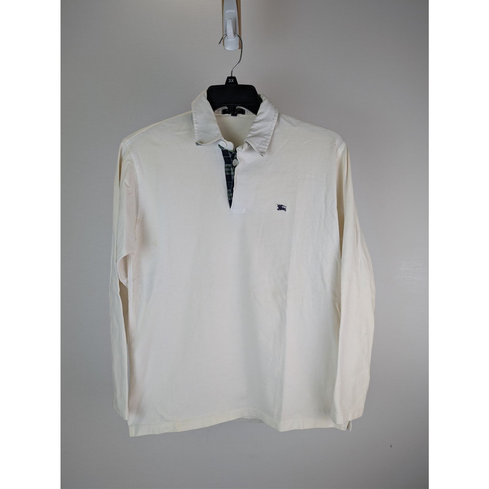Burberry o1rshd1 CC20 Polo Shirt in Off-white Size US M / EU 48-50 / 2 - 2 Thumbnail