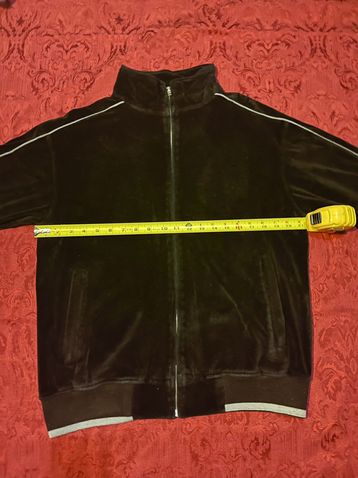 Other Black and Grey Velvet Jacket Size US M / EU 48-50 / 2 - 2 Thumbnail