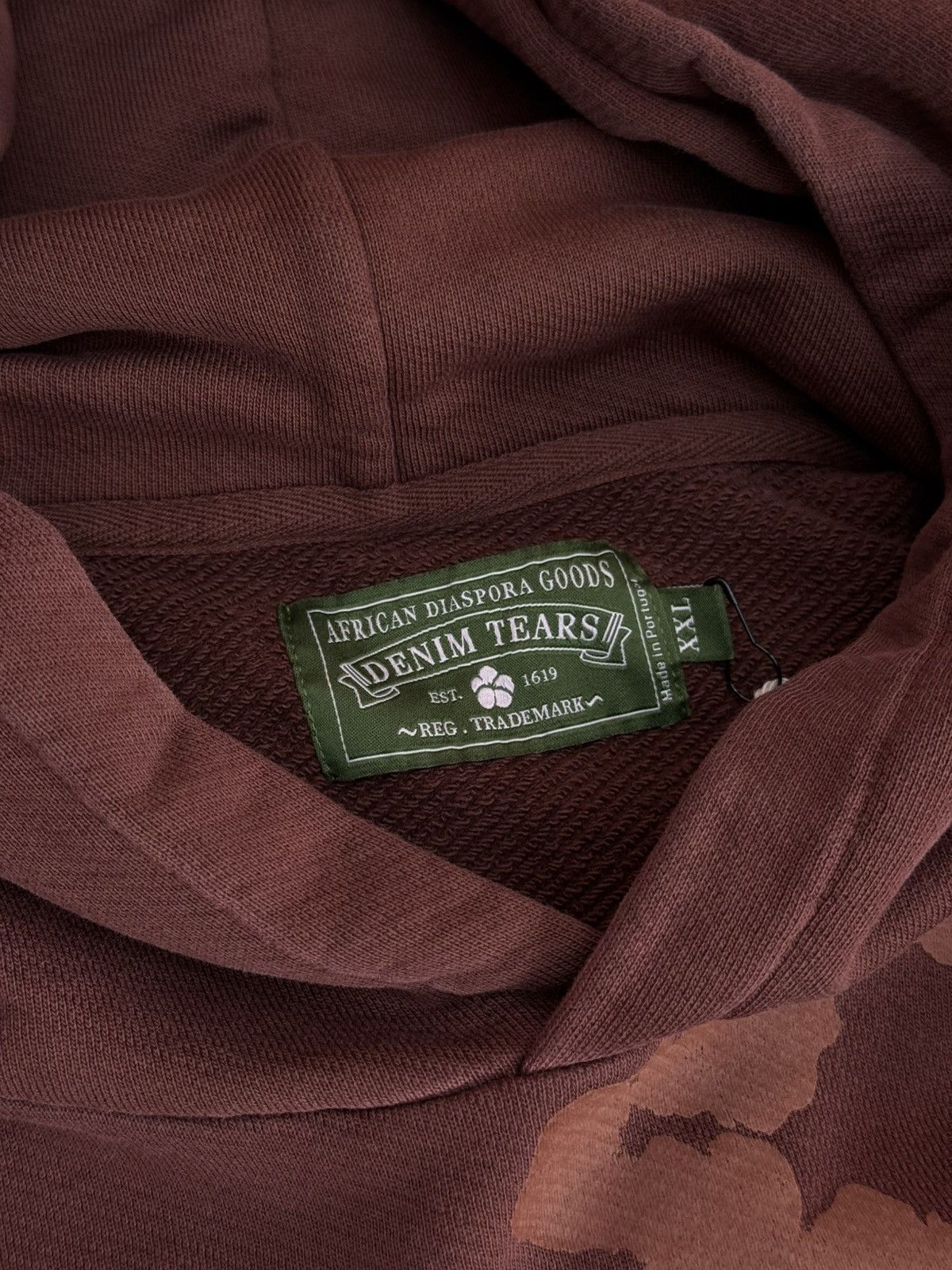 DENIM TEARS Denim Tears Brown 2025 Cotton Wreath Hoodie XXL Size US XXL / EU 58 / 5 - 7 Thumbnail