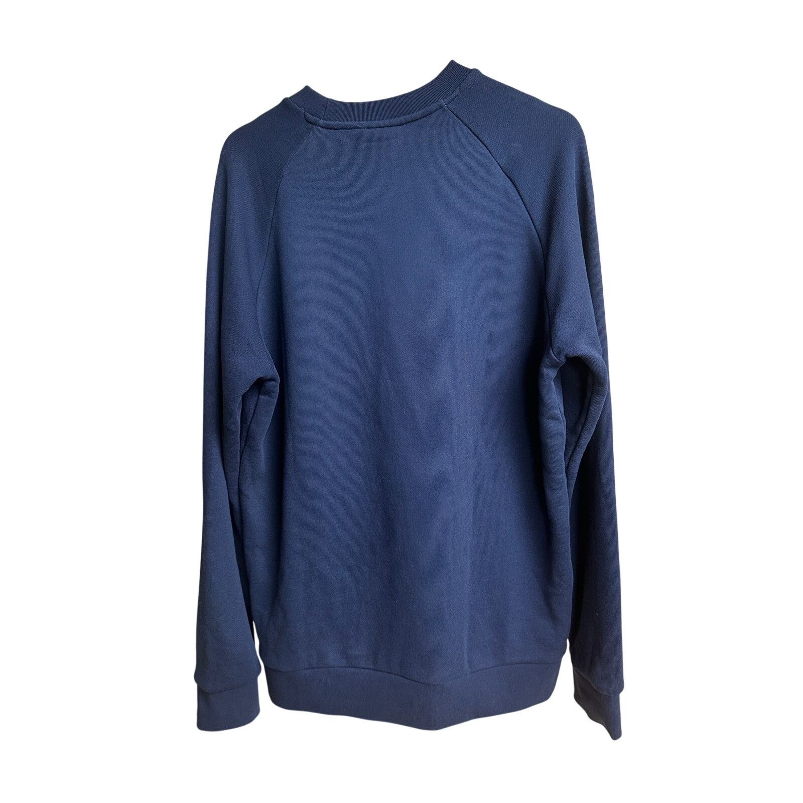 Adidas Adidas Trefoil Navy Blue Crewneck Shirt - Size M - New Size US M / EU 48-50 / 2 - 3 Thumbnail