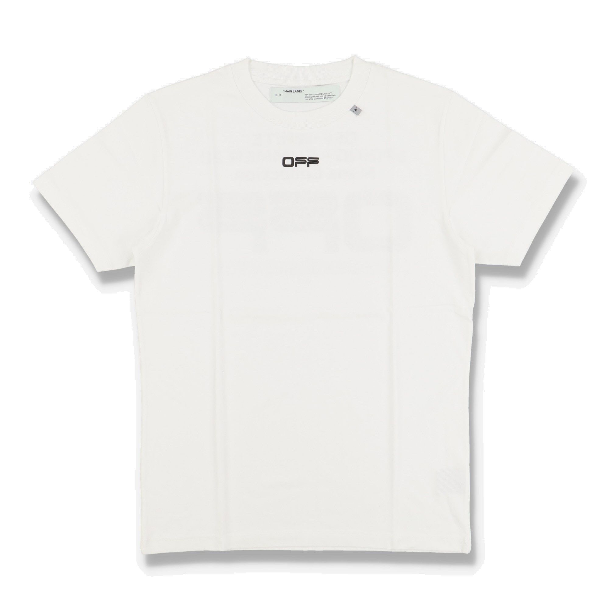 Off-White White Wavy Line Logo T-Shirt Size US M / EU 48-50 / 2 - 5 Thumbnail