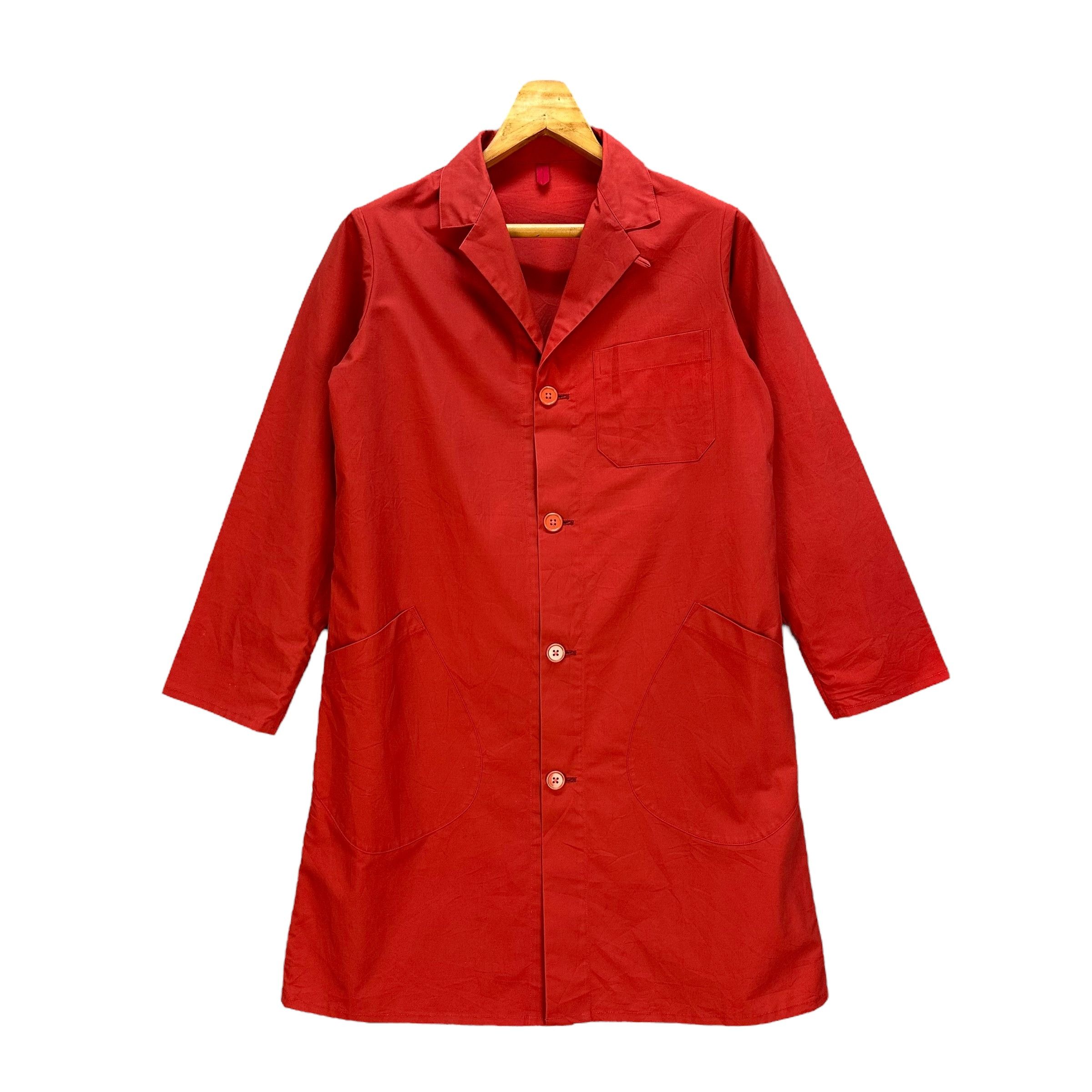 Japanese Brand COMMONO REPRODUCTS C1 Red Light Overcoat #A63-1532 Size US S / EU 44-46 / 1 - 1 Thumbnail