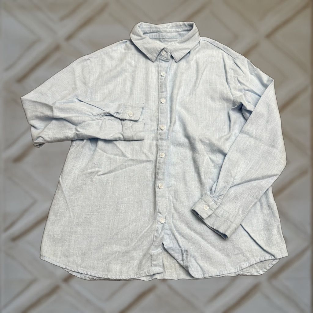 Vintage Unbranded Button Down Shirt Womens Small Light Blue Long Sleeve Casual Classic Shirt Womens Small Light Blue Long Sleeve Casual Classic Size S / US 4 / IT 40 - 1 Thumbnail