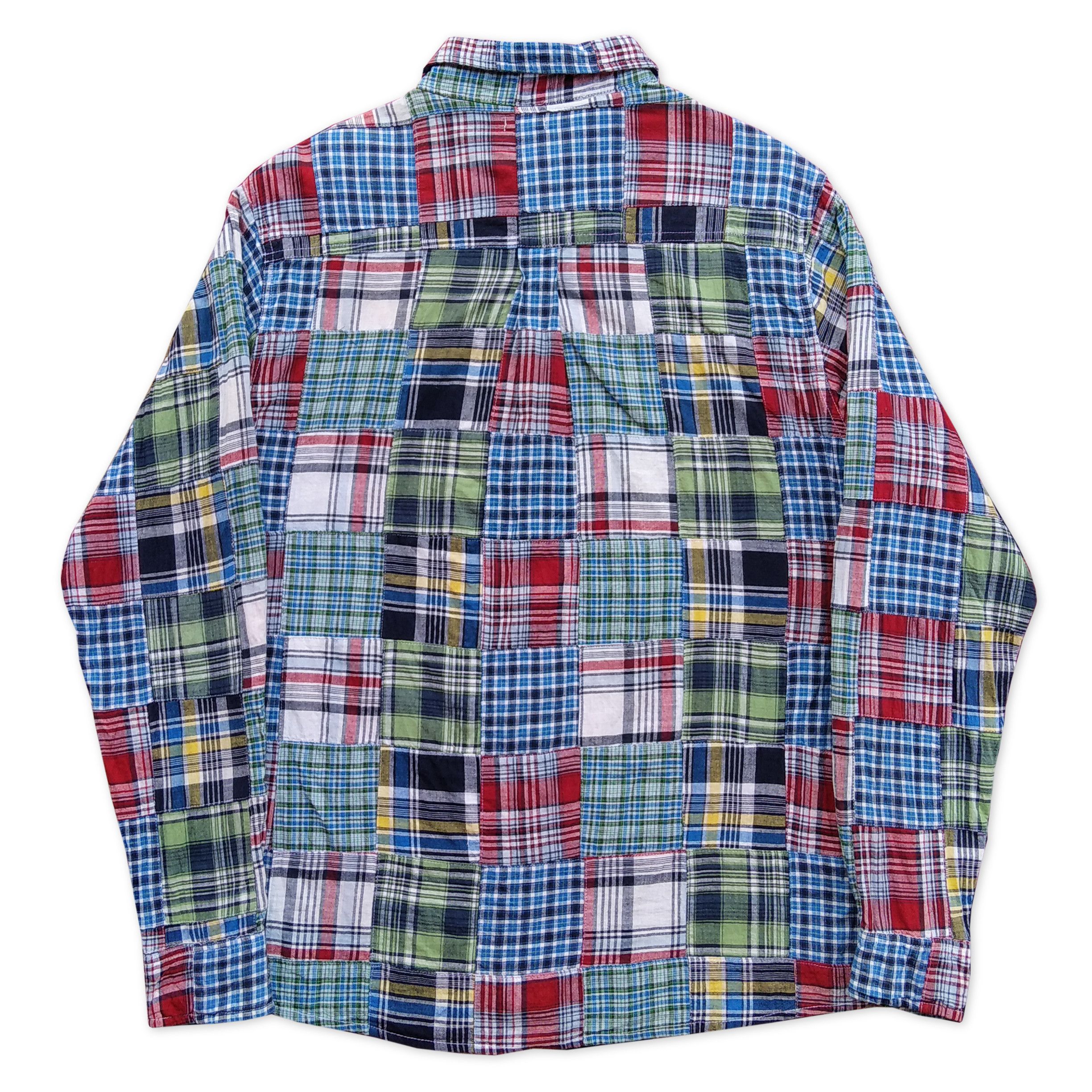 Hysteric Glamour Vintage 00's POWER TO THE PEOPLE Patchwork Longsleeve Shirt Size US L / EU 52-54 / 3 - 2 Thumbnail