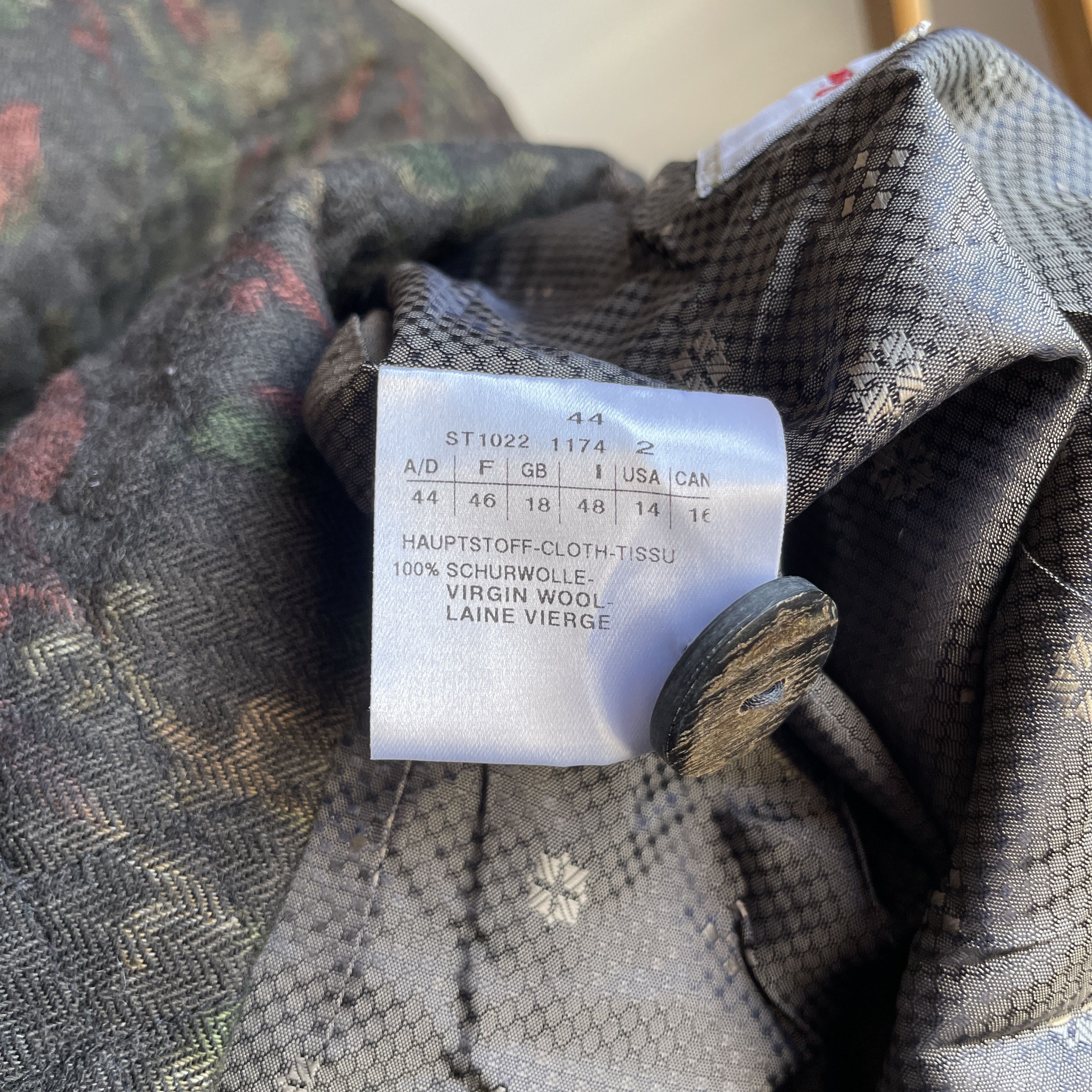 Other Steinbock Tyrol Austria Wool Quilted Collarless Jacket Size XL / US 12-14 / IT 48-50 - 8 Thumbnail