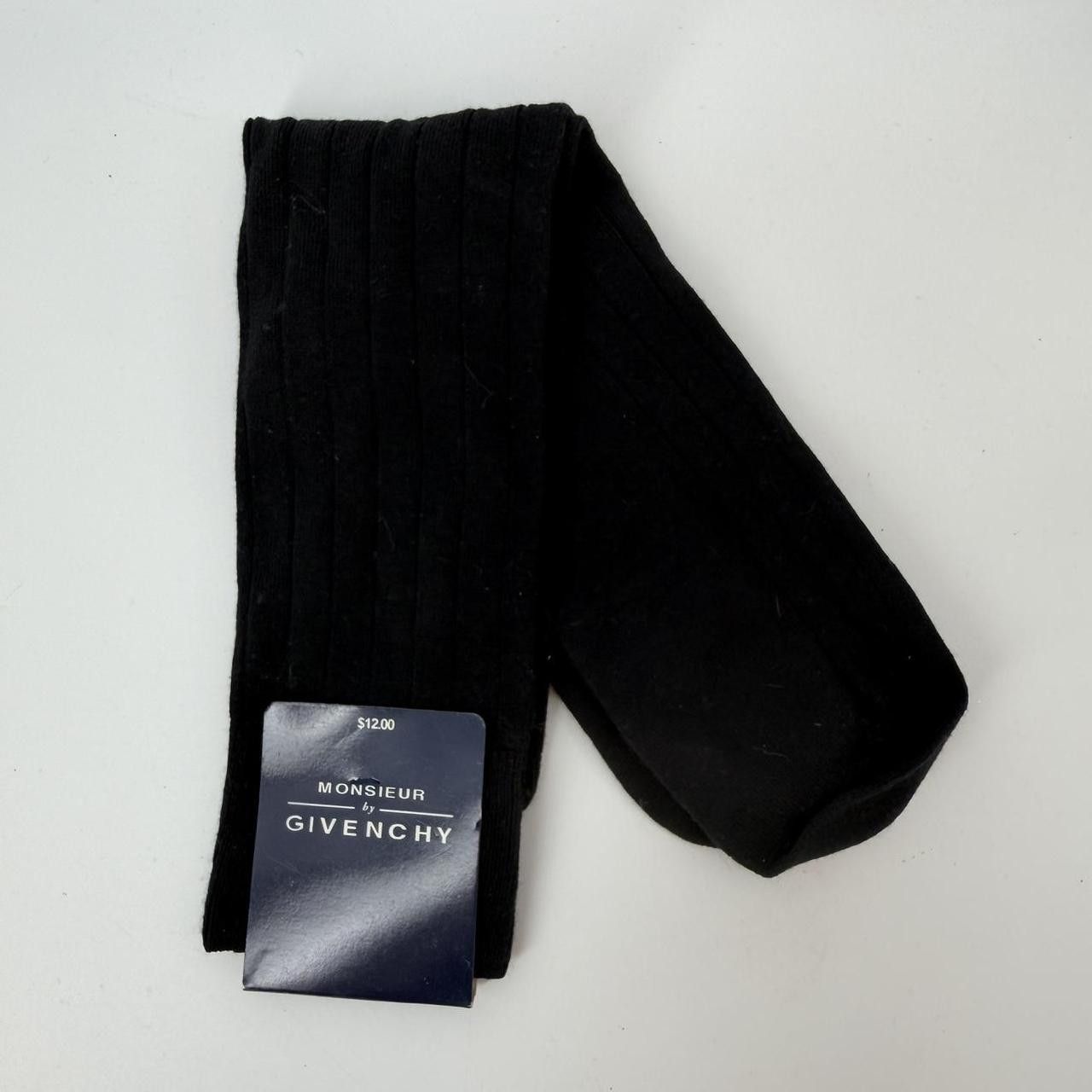 Givenchy Vintage Monsieur by Givenchy Ribbed Dress Socks - NWT Size ONE SIZE - 1 Thumbnail