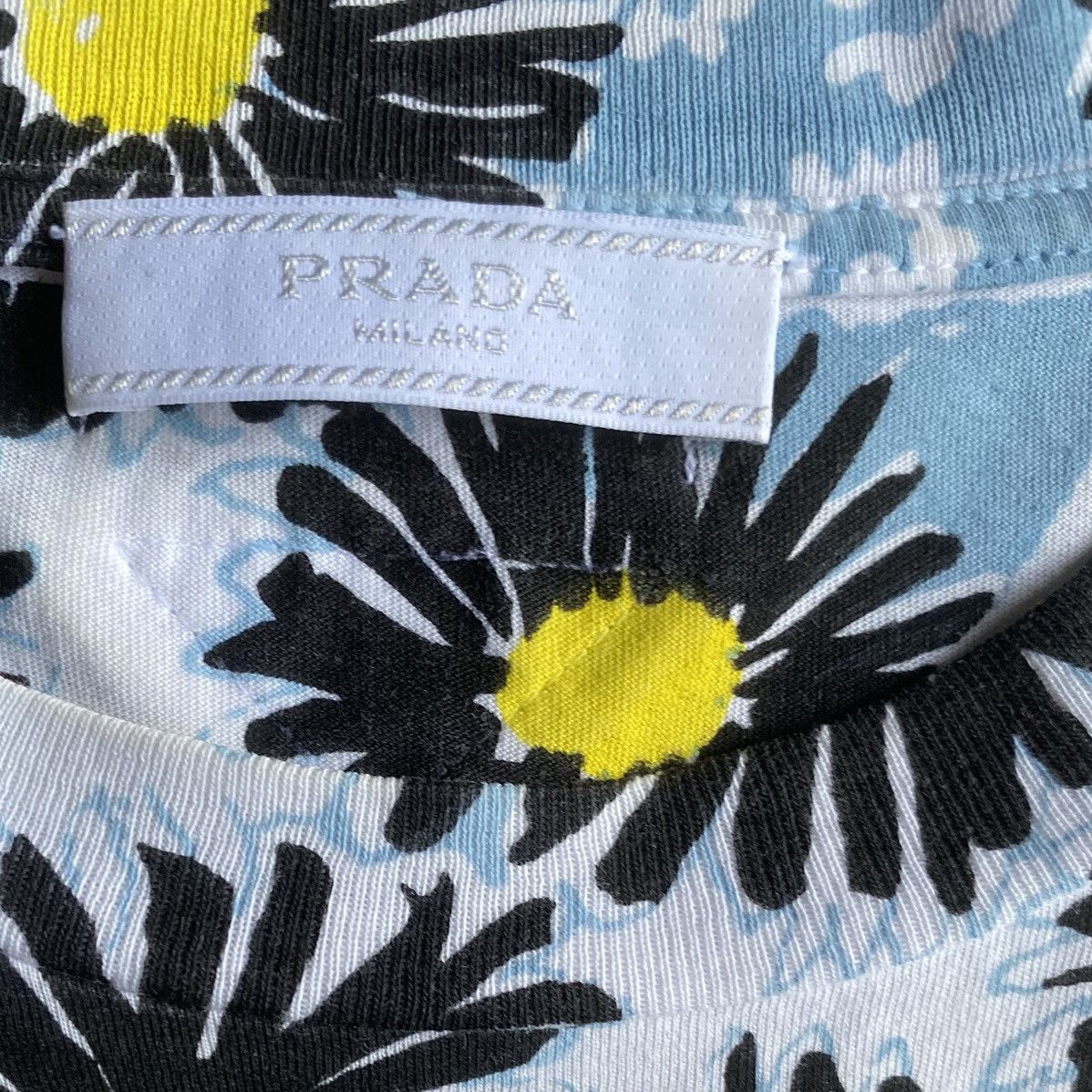 Prada SS12 Floral Print T Shirt Size M / US 6-8 / IT 42-44 - 4 Thumbnail