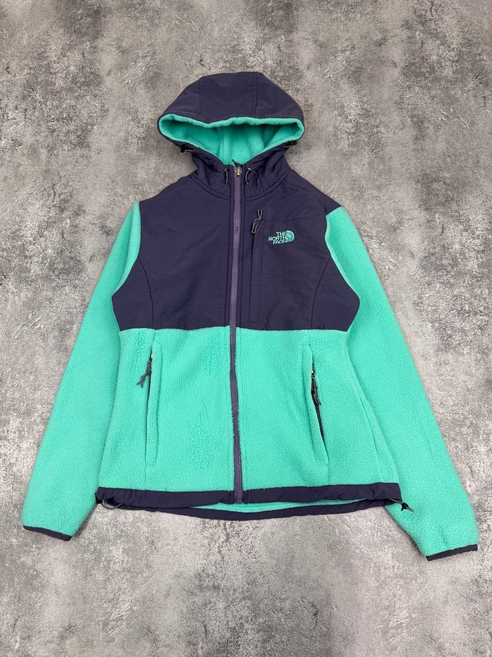 The North Face The North Face Women Fleece Jacket Green Purple Size S Size S / US 4 / IT 40 - 1 Thumbnail