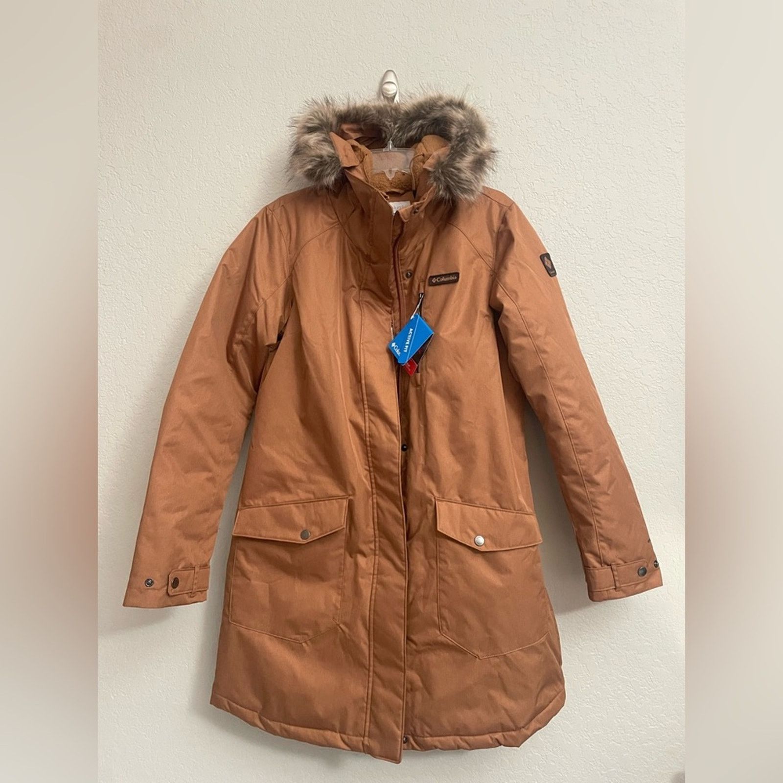 Columbia Columbia Suttle Mountain Long Insulated Jacket Women L Brown Size L / US 10 / IT 46 - 1 Thumbnail