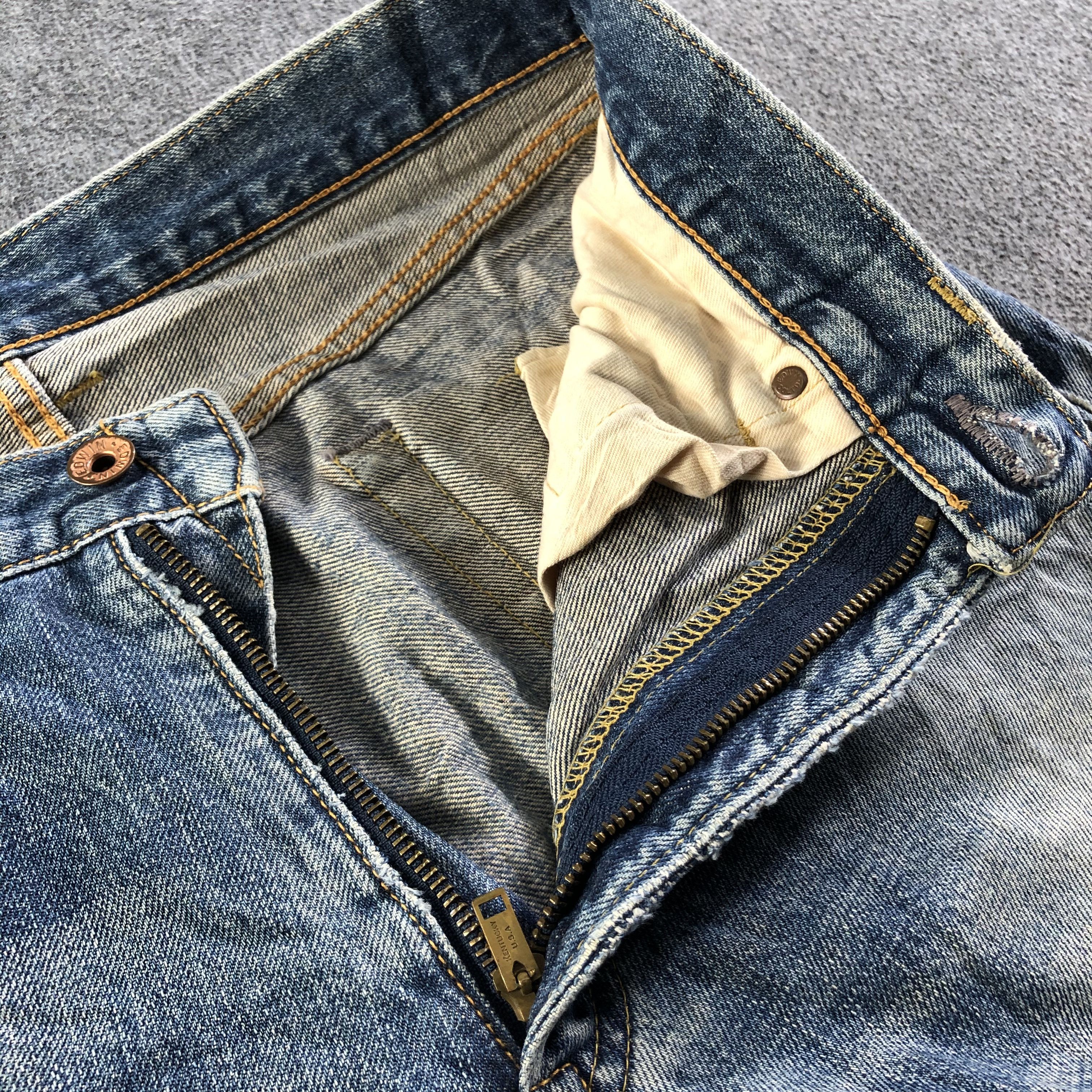 Edwin Vintage Edwin 505 Jeans-J3646 Size US 30 / EU 46 - 9 Thumbnail