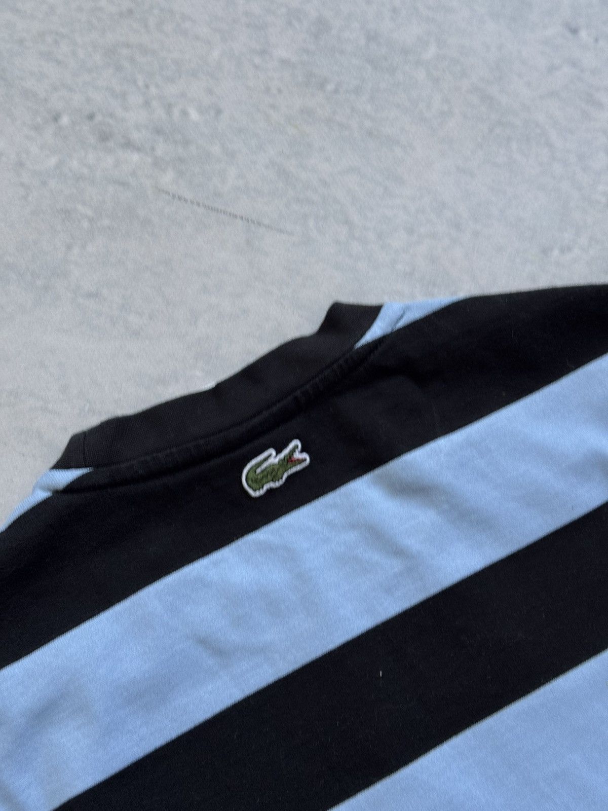 Lacoste Lacoste Live black/blue tee Size US L / EU 52-54 / 3 - 6 Thumbnail